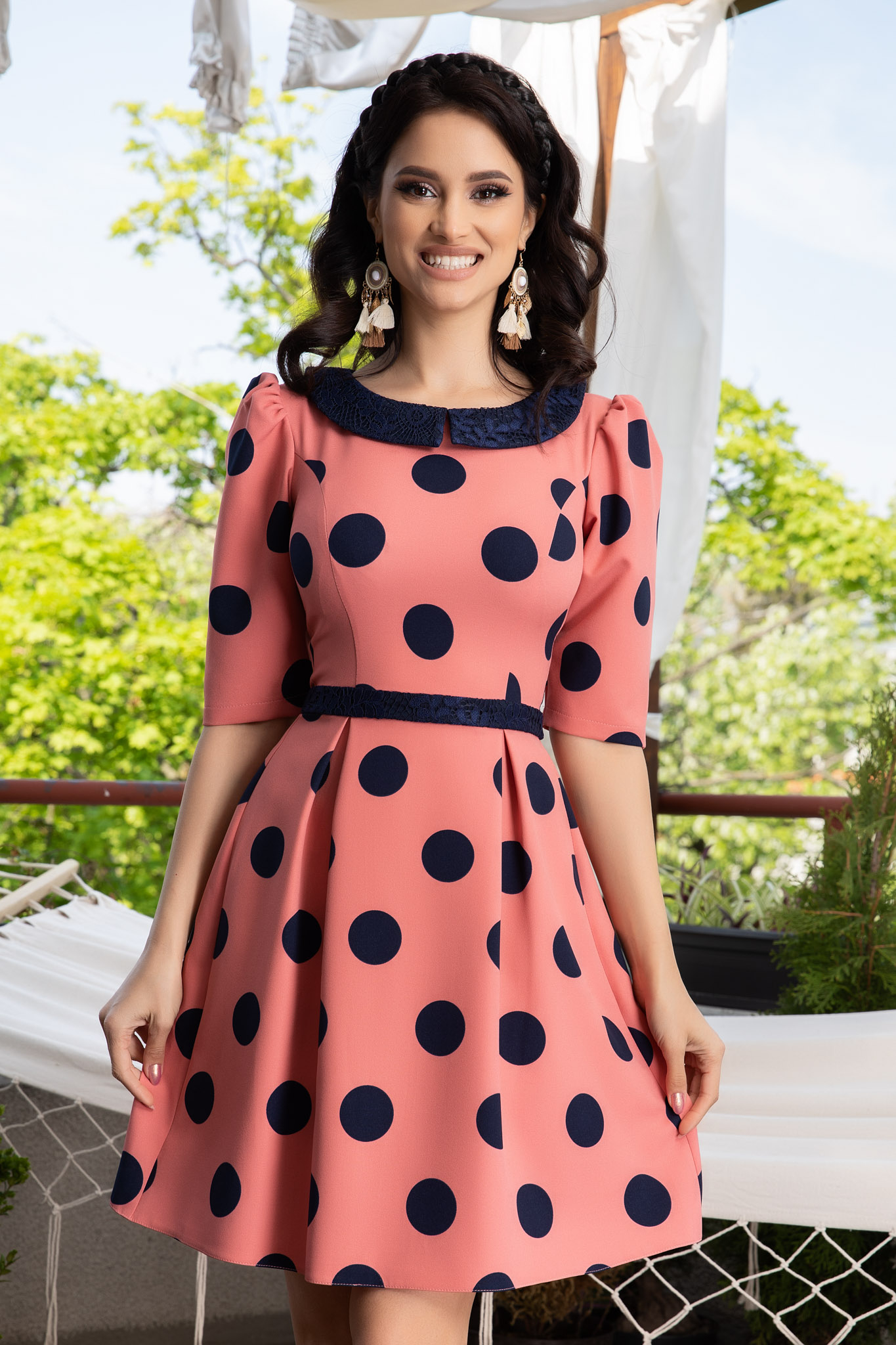 Rochie la donna nadira roz