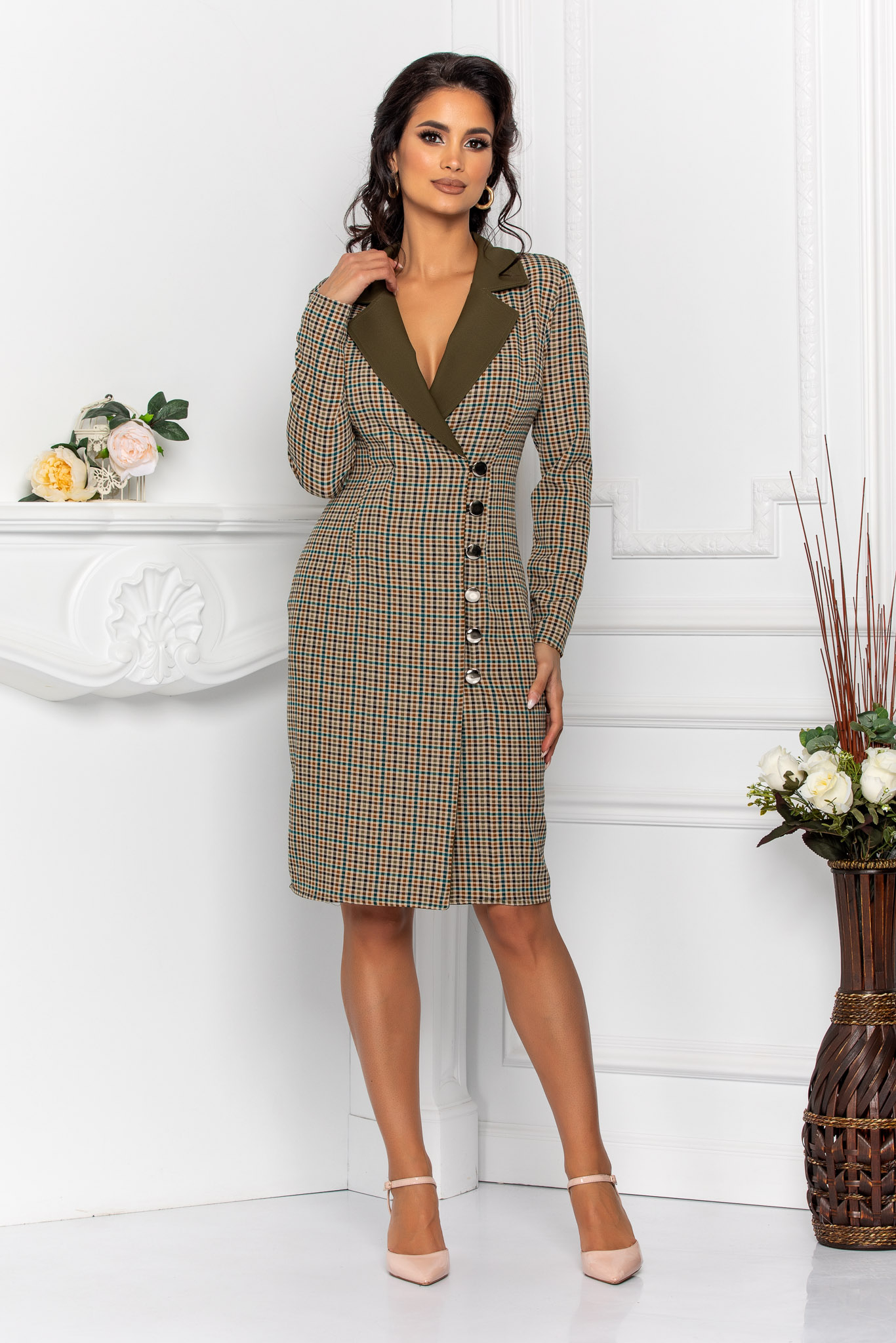 Rochie coline vernil