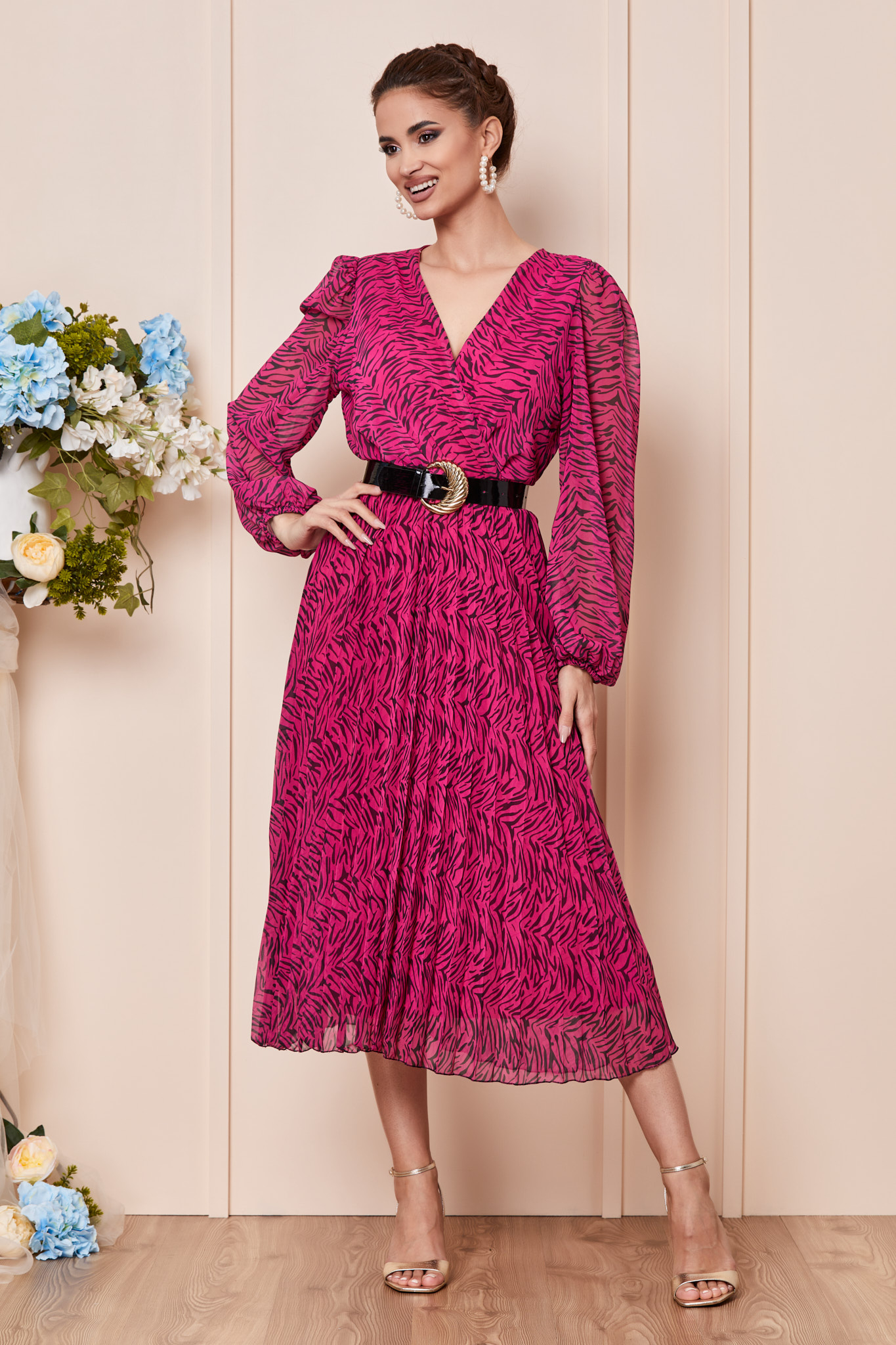 Rochie Ingrid Roz Multi