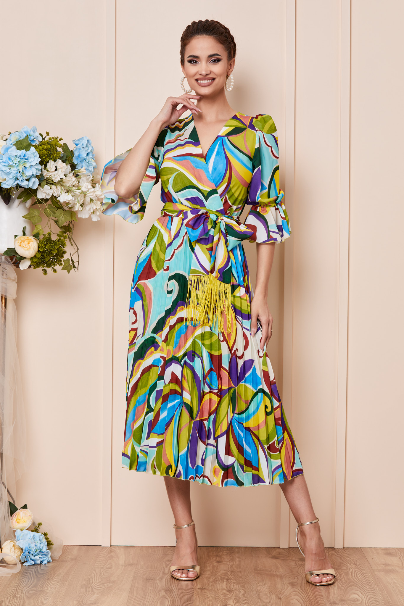 Rochie Zenaida Multi 2023 ❤️ Pret Super zonia imagine noua 2022
