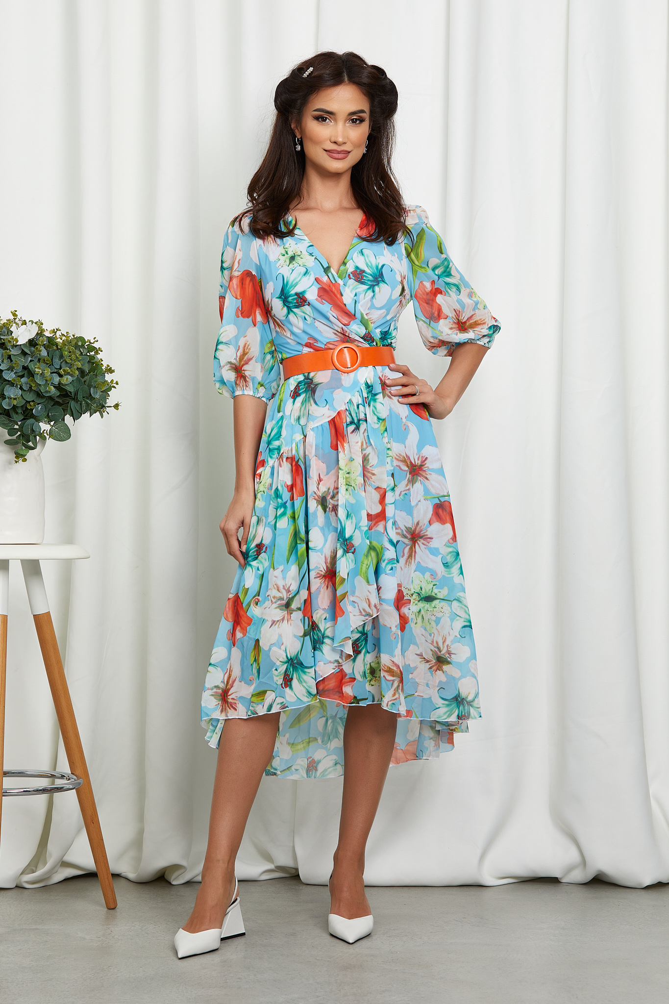 Rochie Linda Bleu Floral