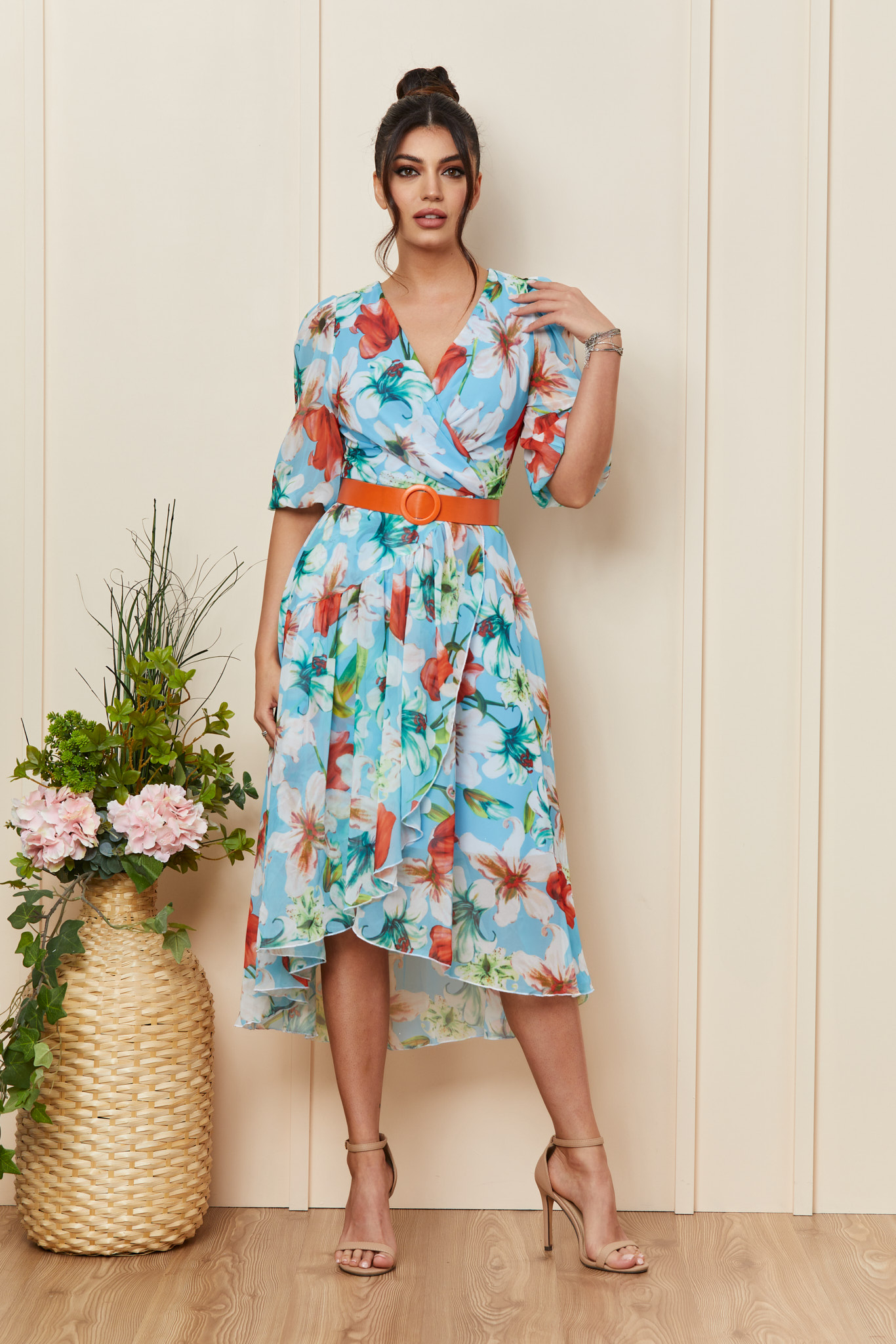Rochie Linda Bleu Floral