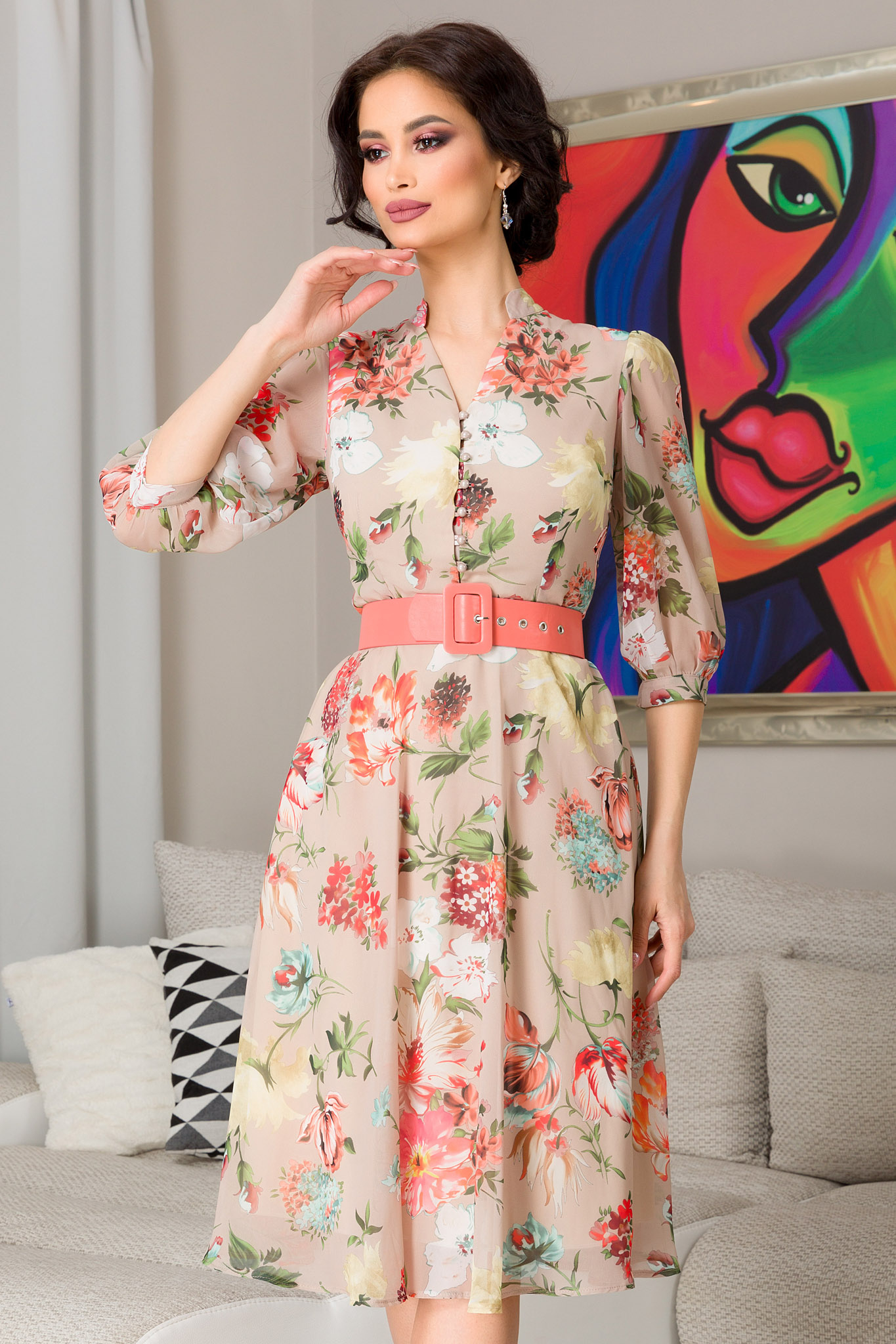 Rochie karina crem