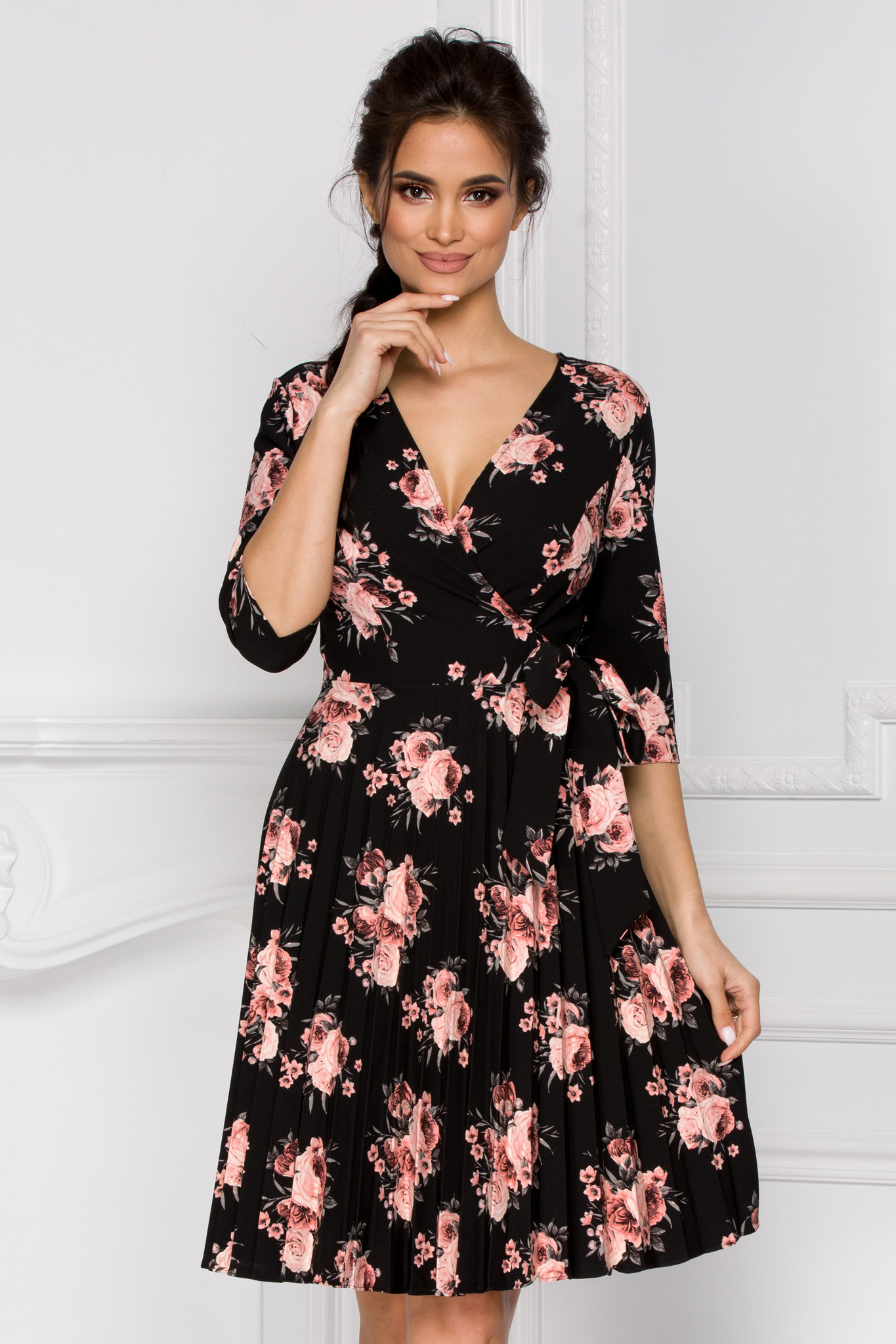 Rochie floreal multi