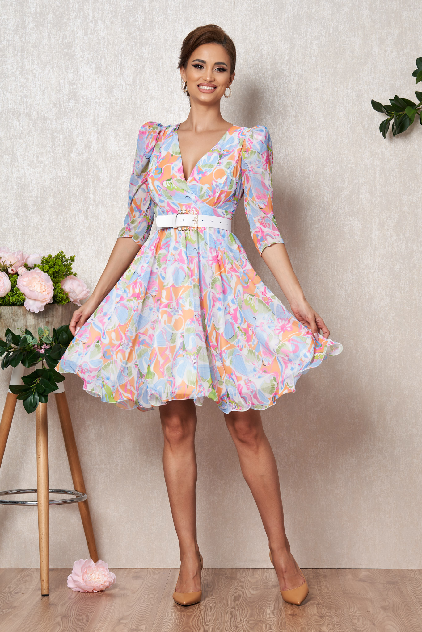 Rochie magda multi pastel