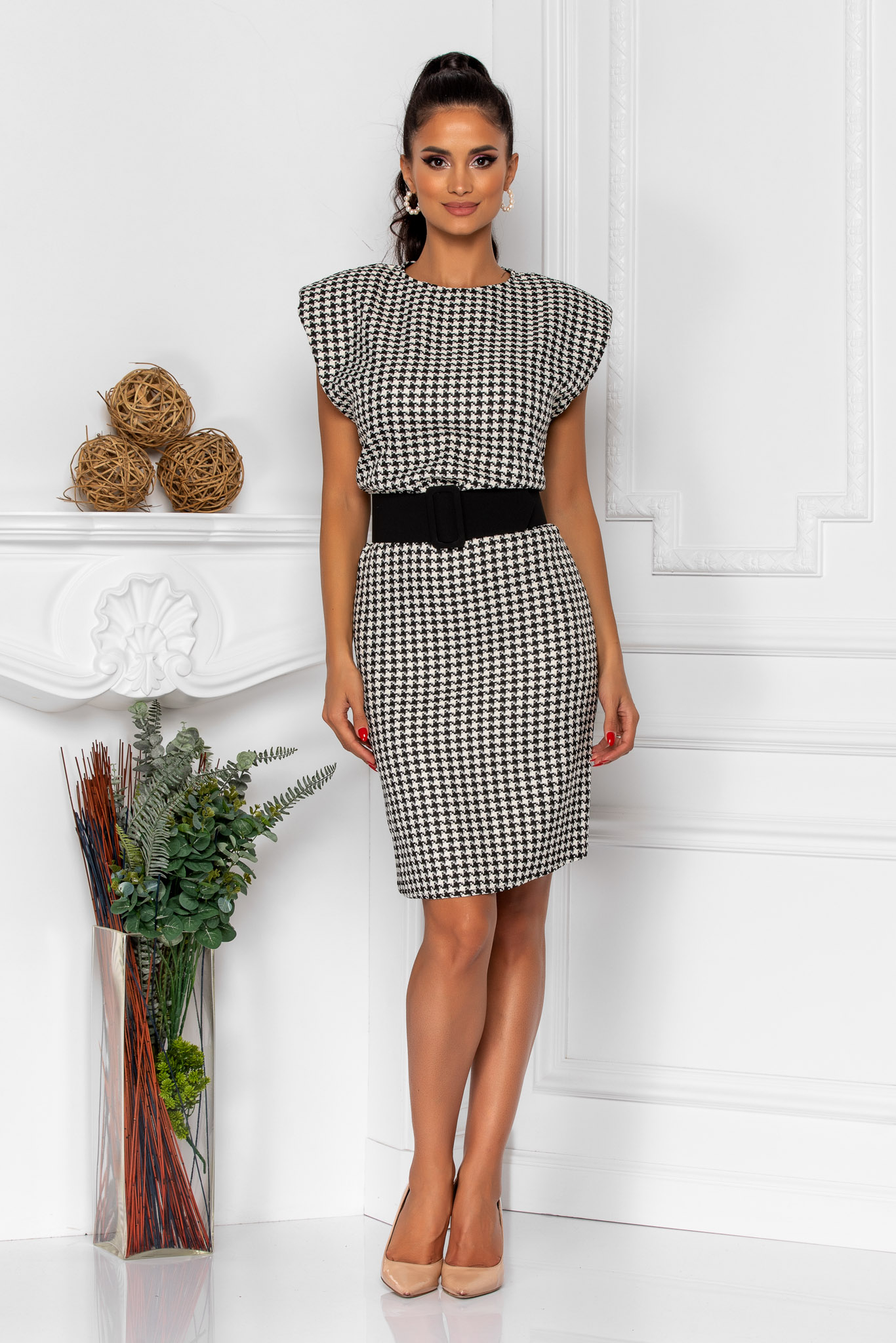Rochie tulya bicolora