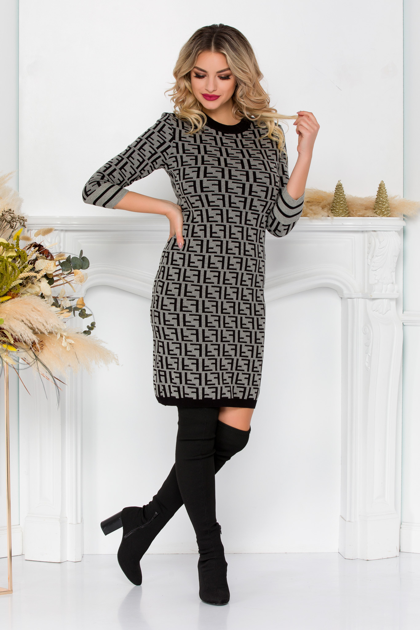 Rochie North Gri