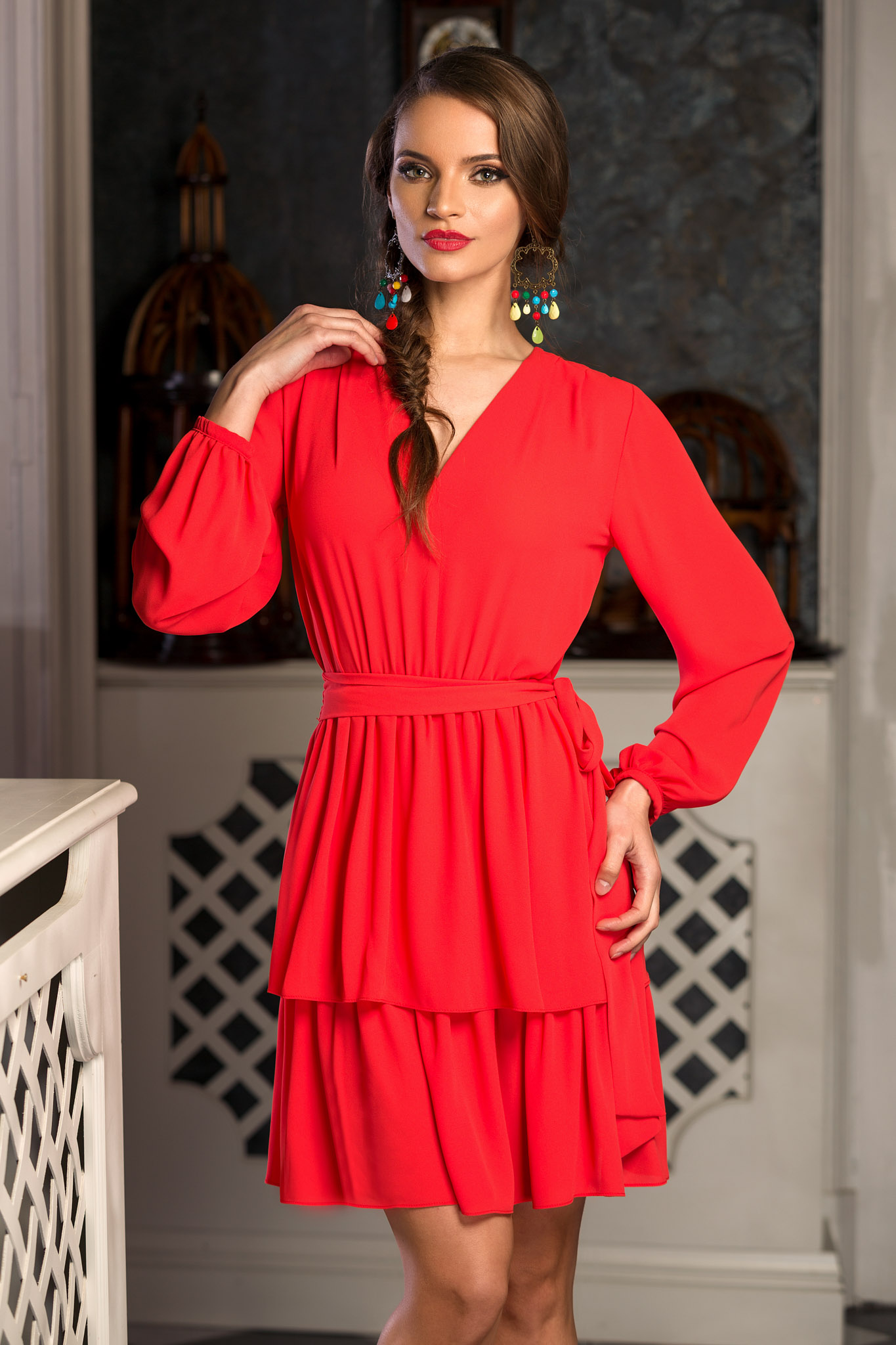 rochie anemone corai