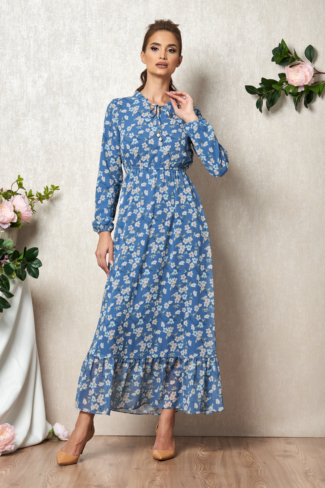 Rochie gwendolyn albastra