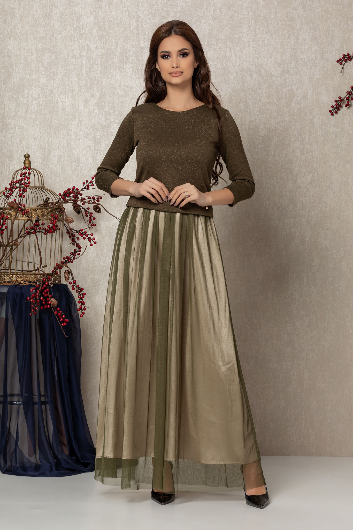 Rochie oline kaki