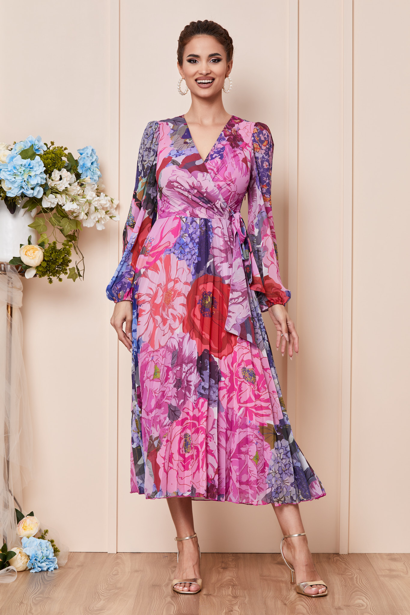 Rochie Arabell Lila Floral