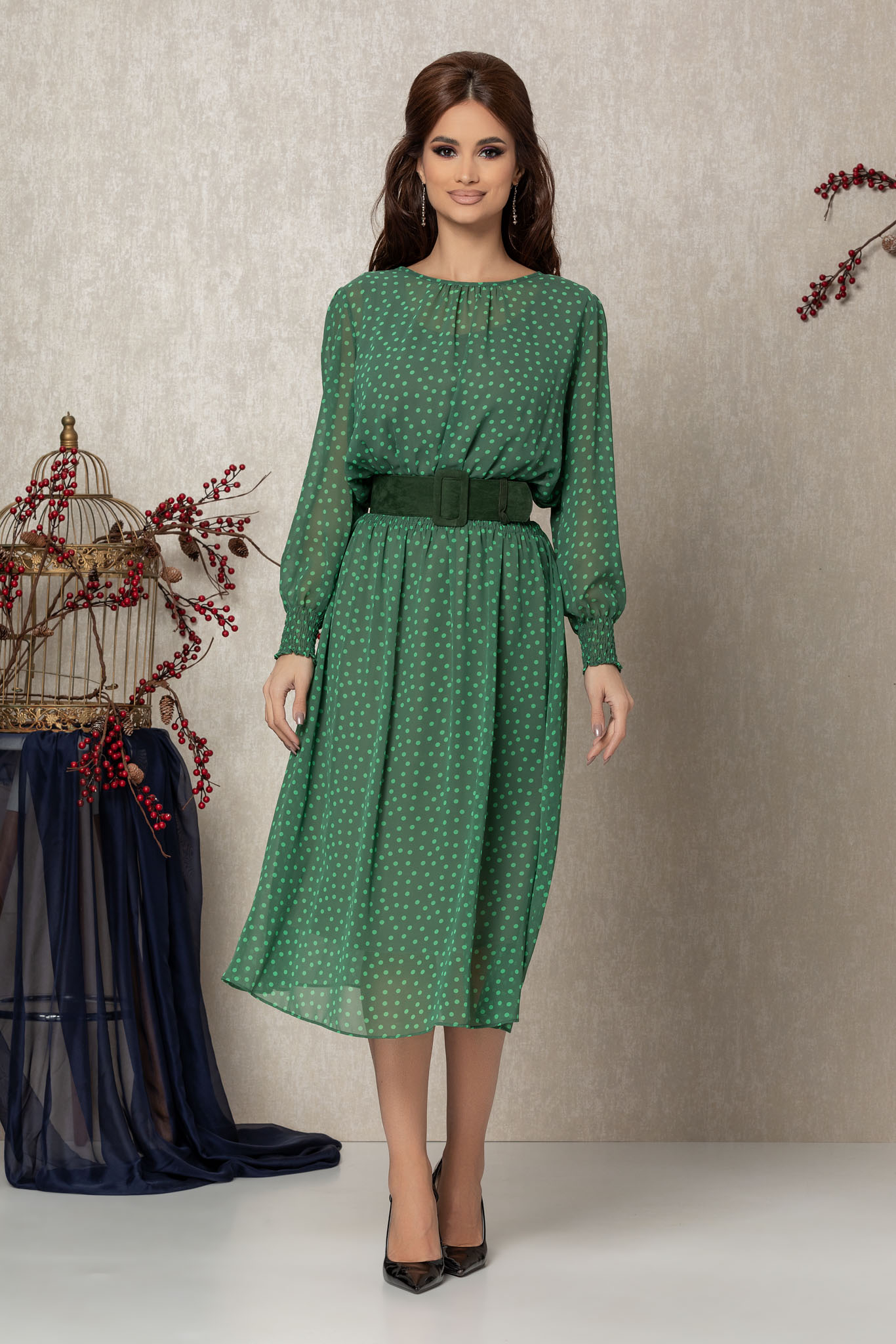 Rochie leona verde