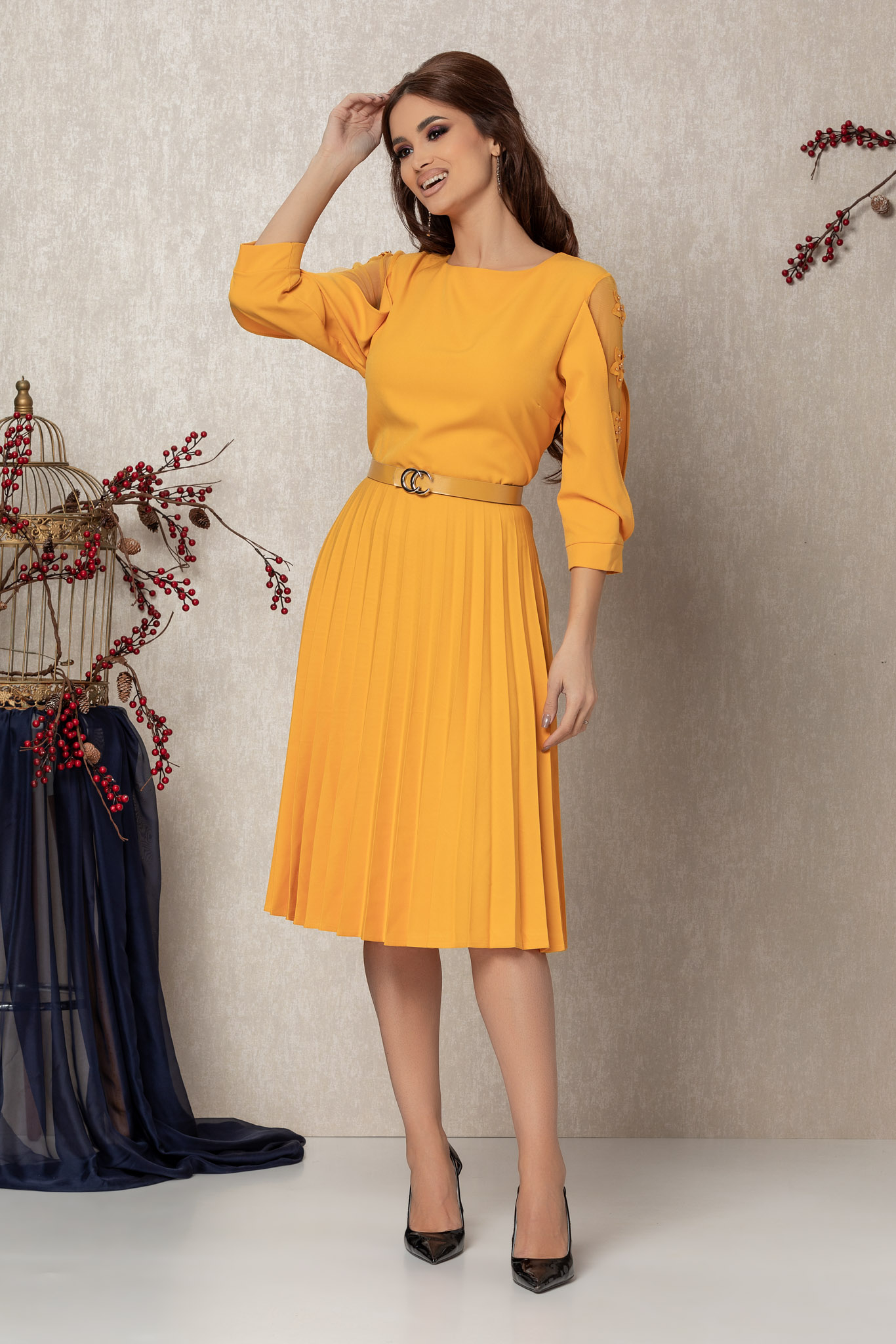 Rochie amara galbena