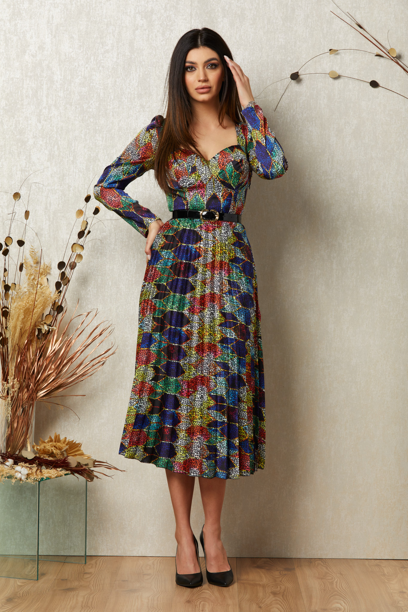 Rochie selena multicolora