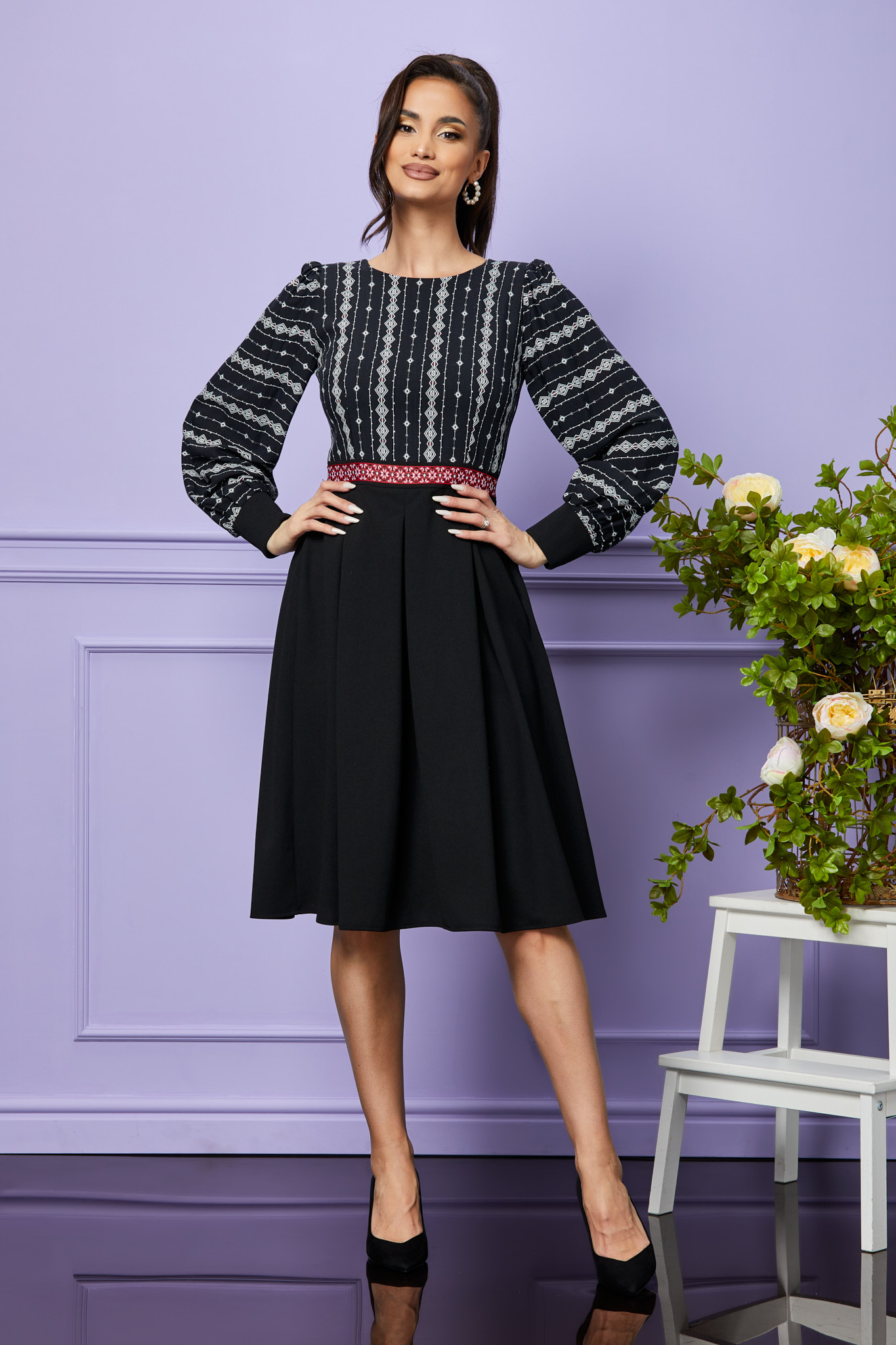 Rochie Moze Emery Neagra 2023 ❤️ Pret Super zonia imagine noua 2022