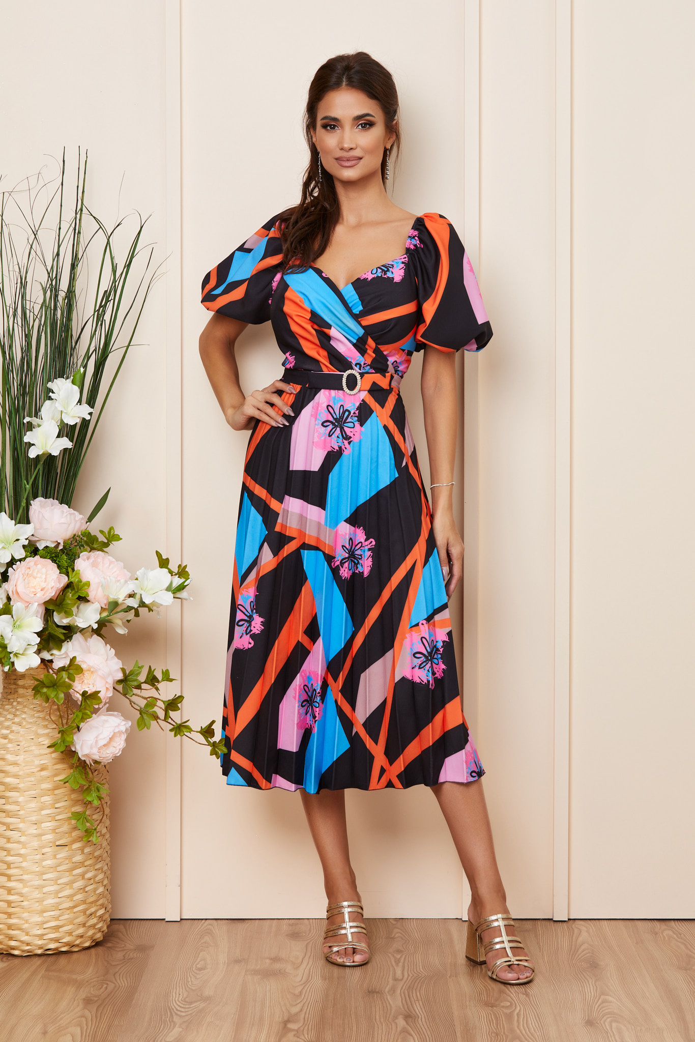 Rochie ylda multicolora