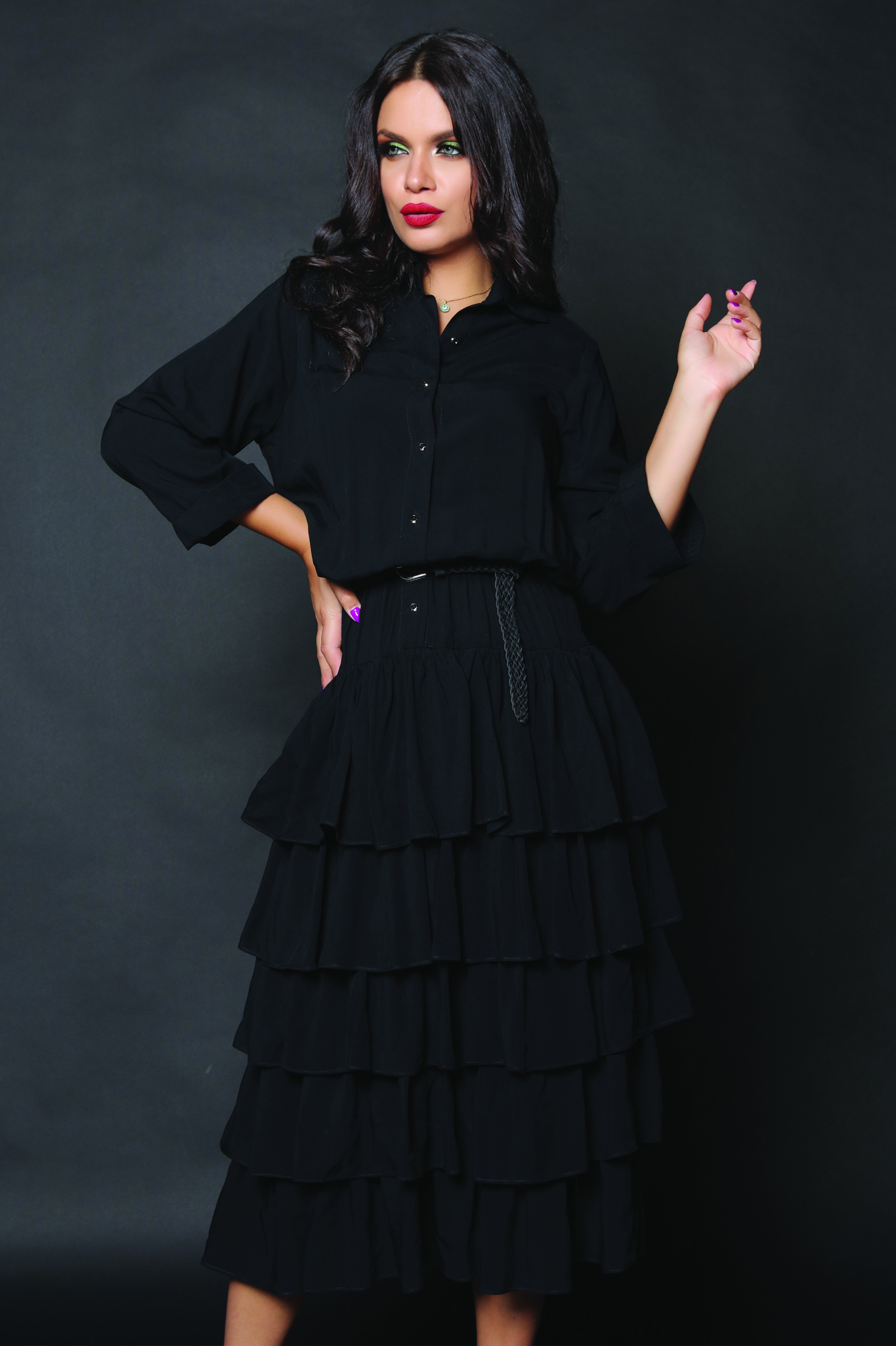 Rochie yvette neagra