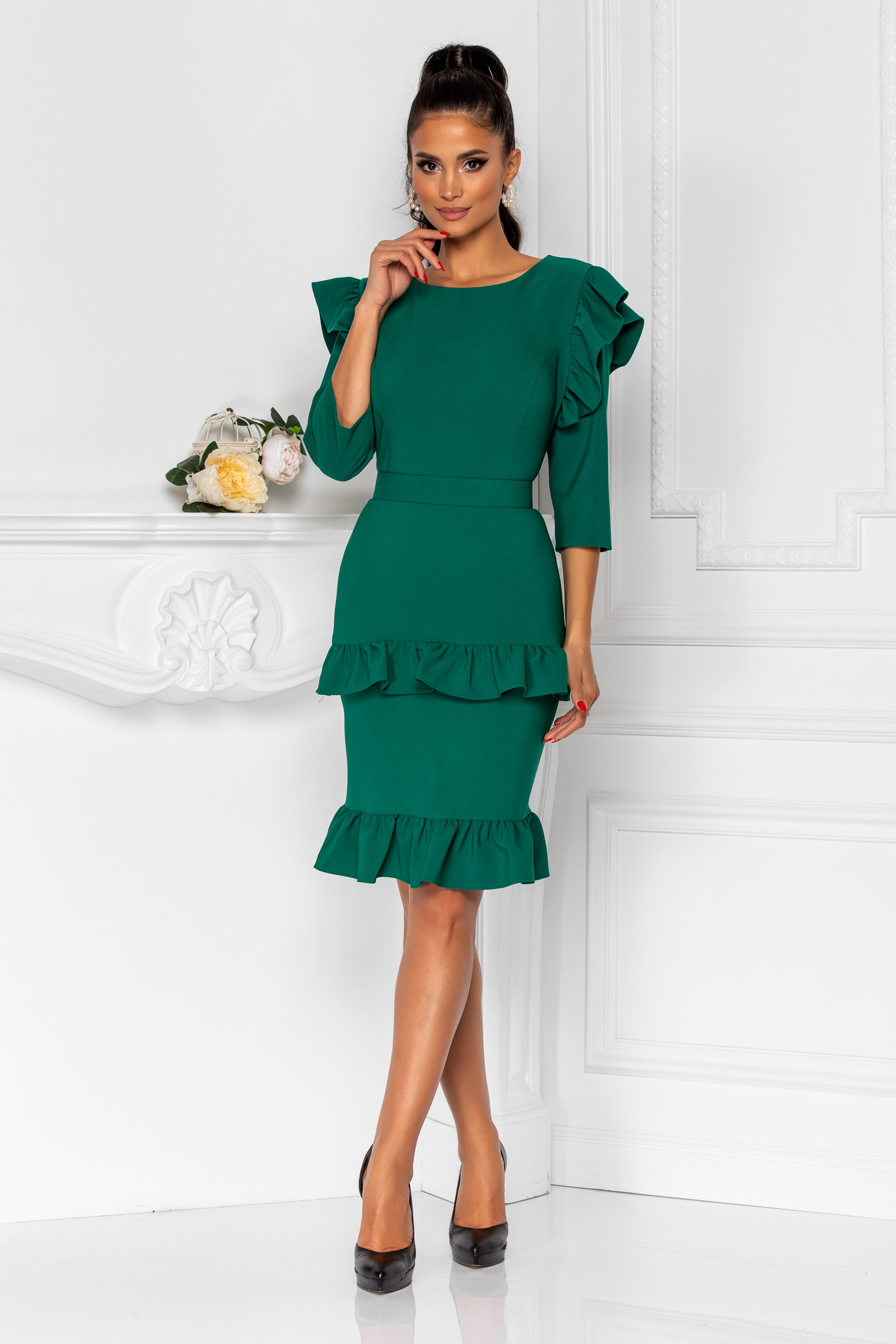 Rochie joleen verde
