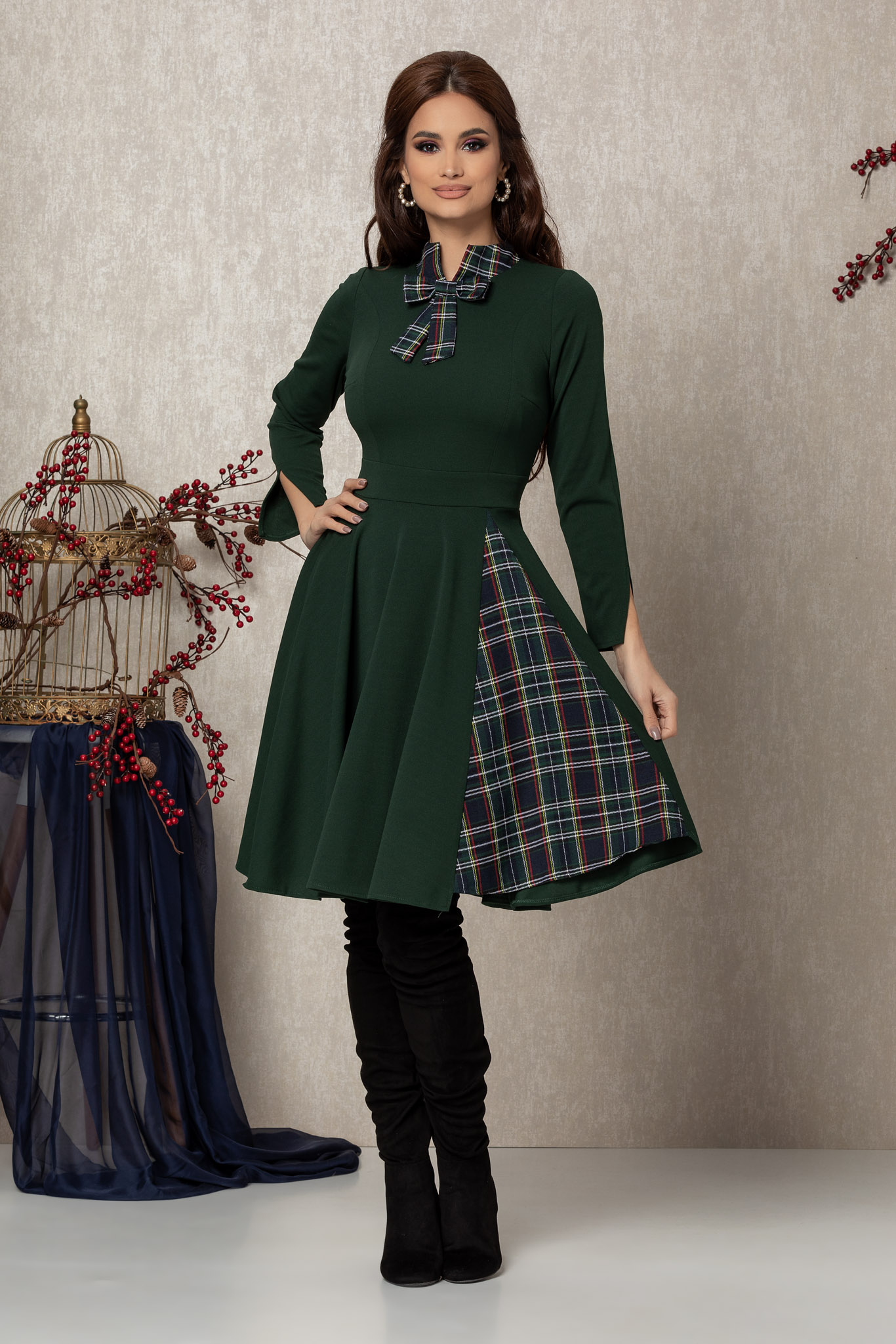 Rochie moze chique verde