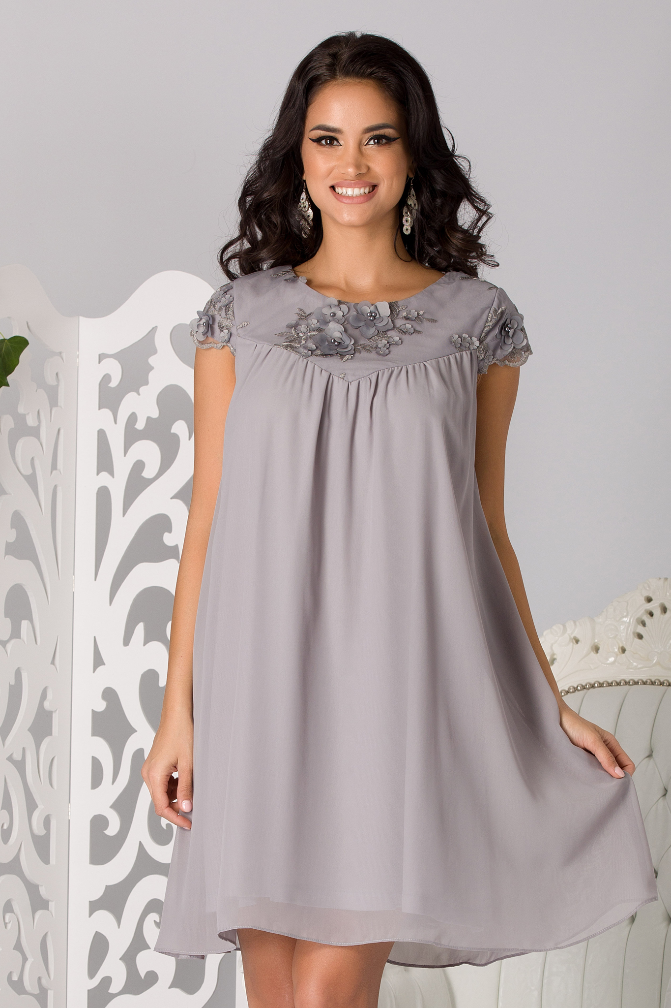 Rochie veronique gri