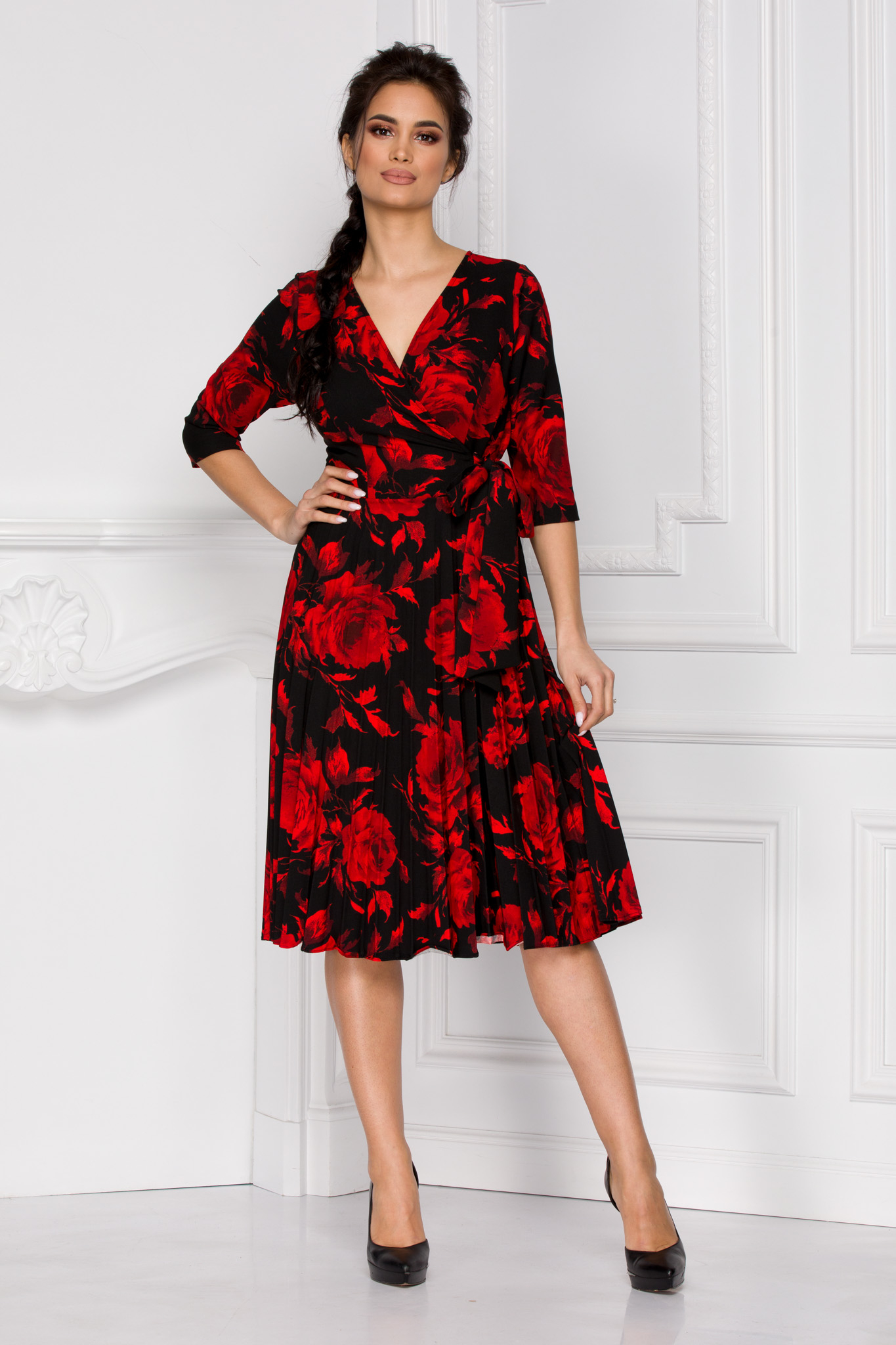 Rochie floreal rosie