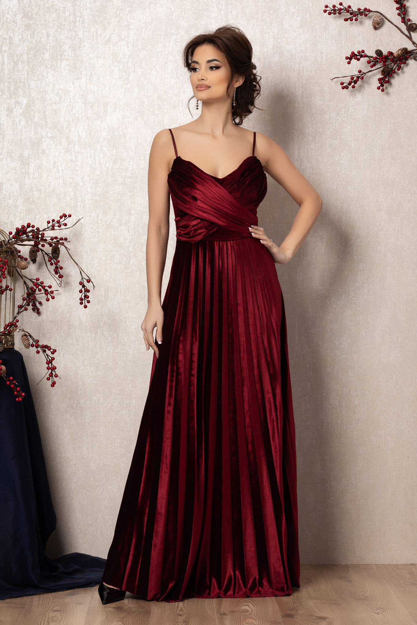 Rochie anastasia bordo