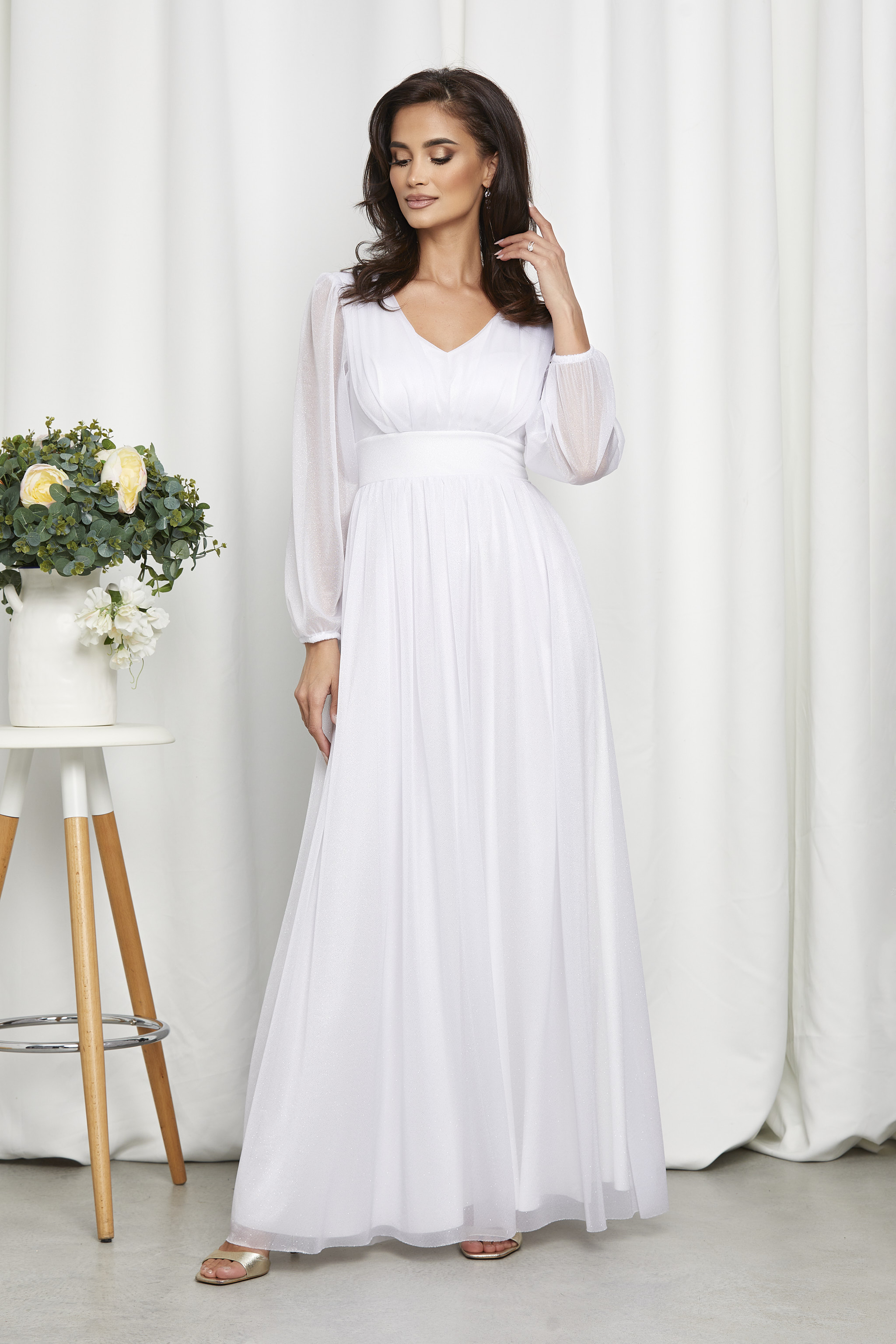 Rochie lunna alba