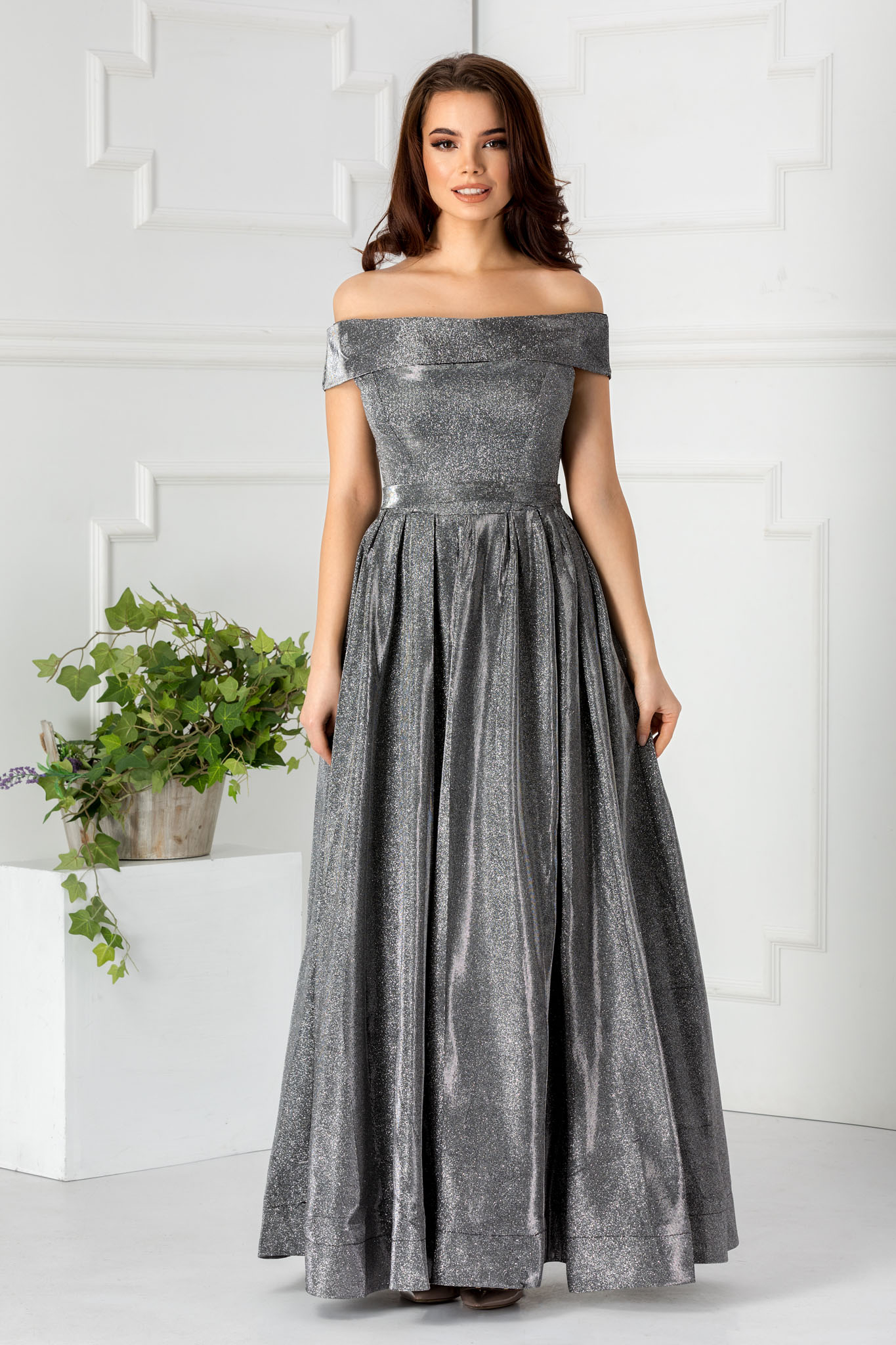 Rochie atlanta argintie