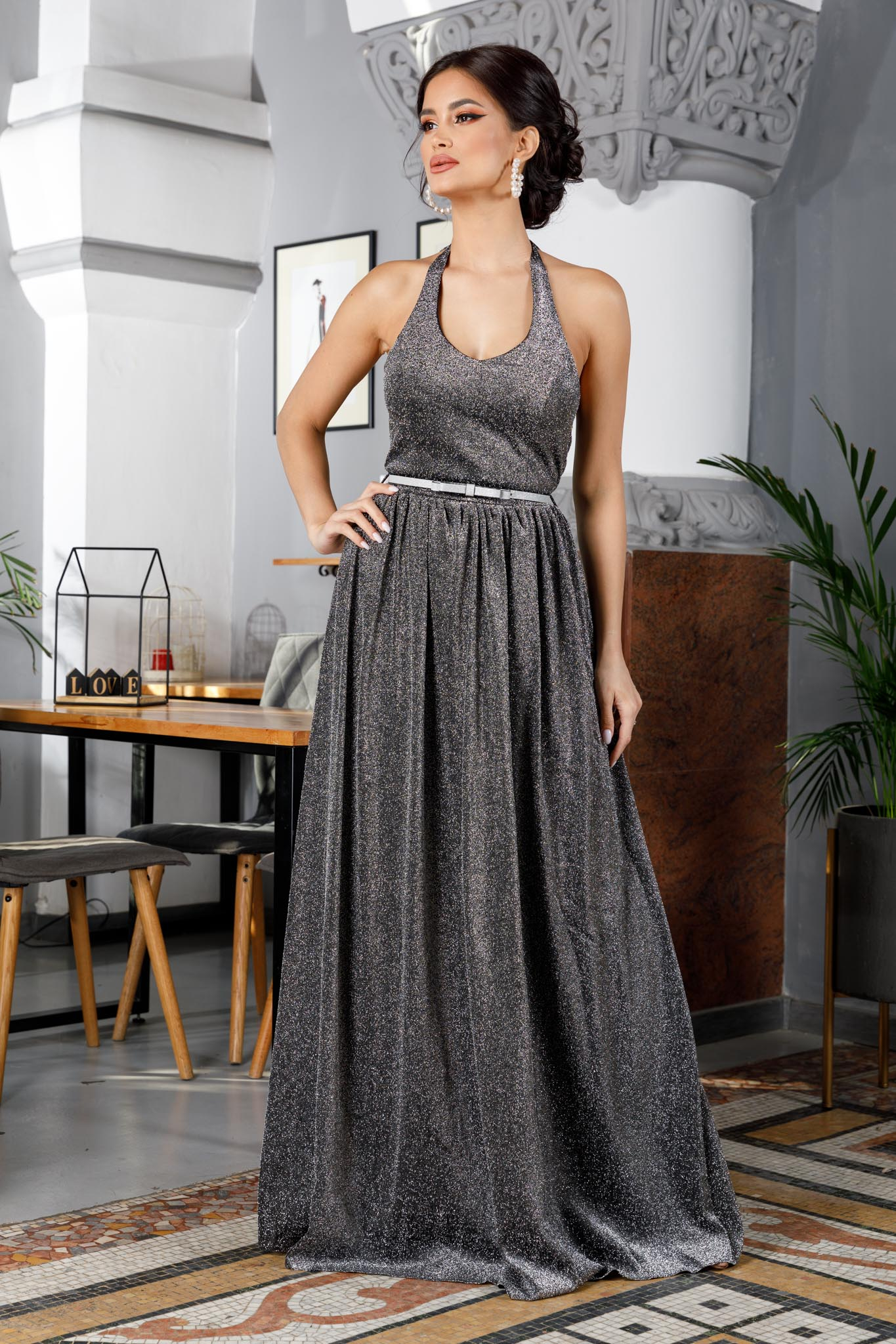 Rochie calypso argintie