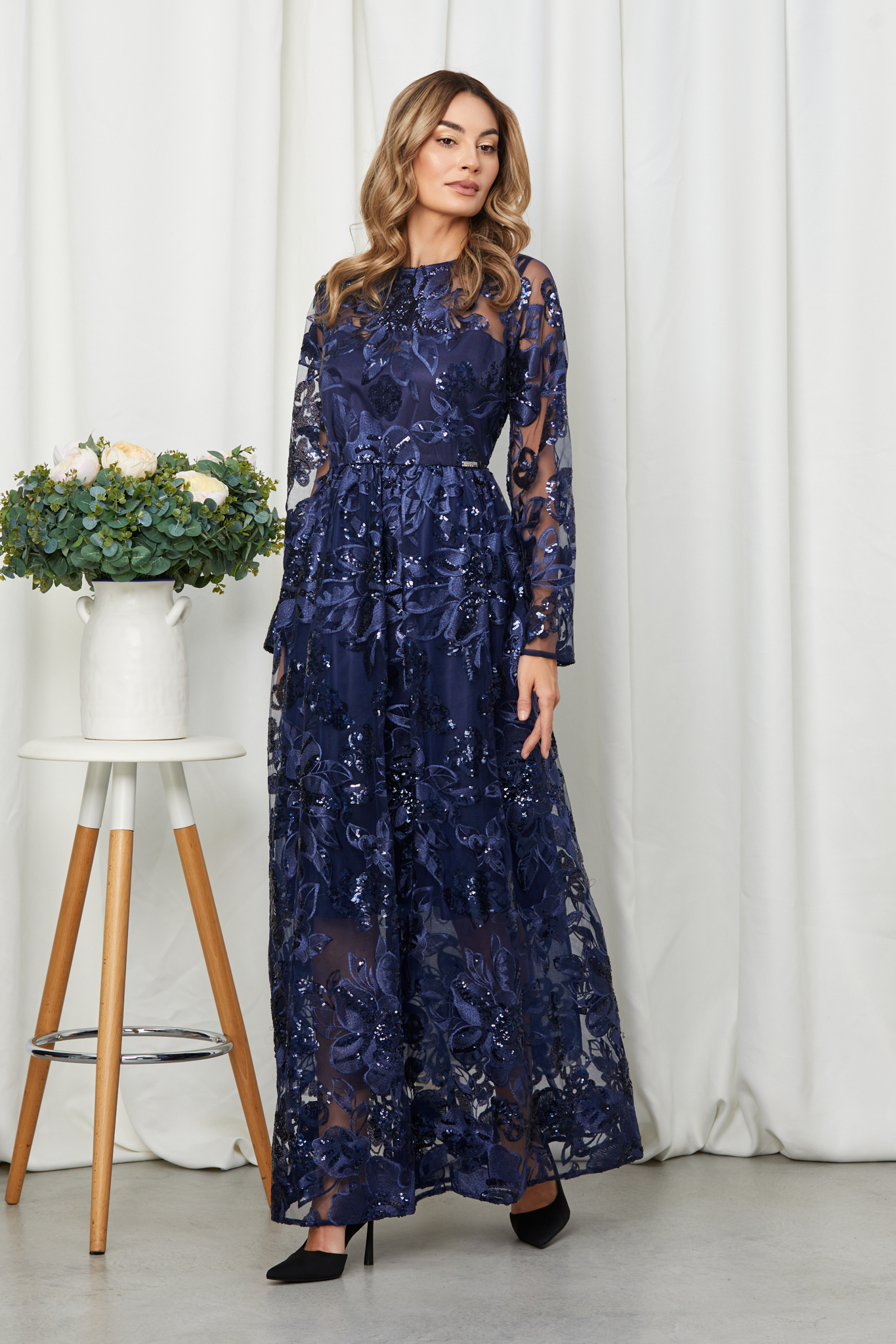 Rochie seronna bleumarin