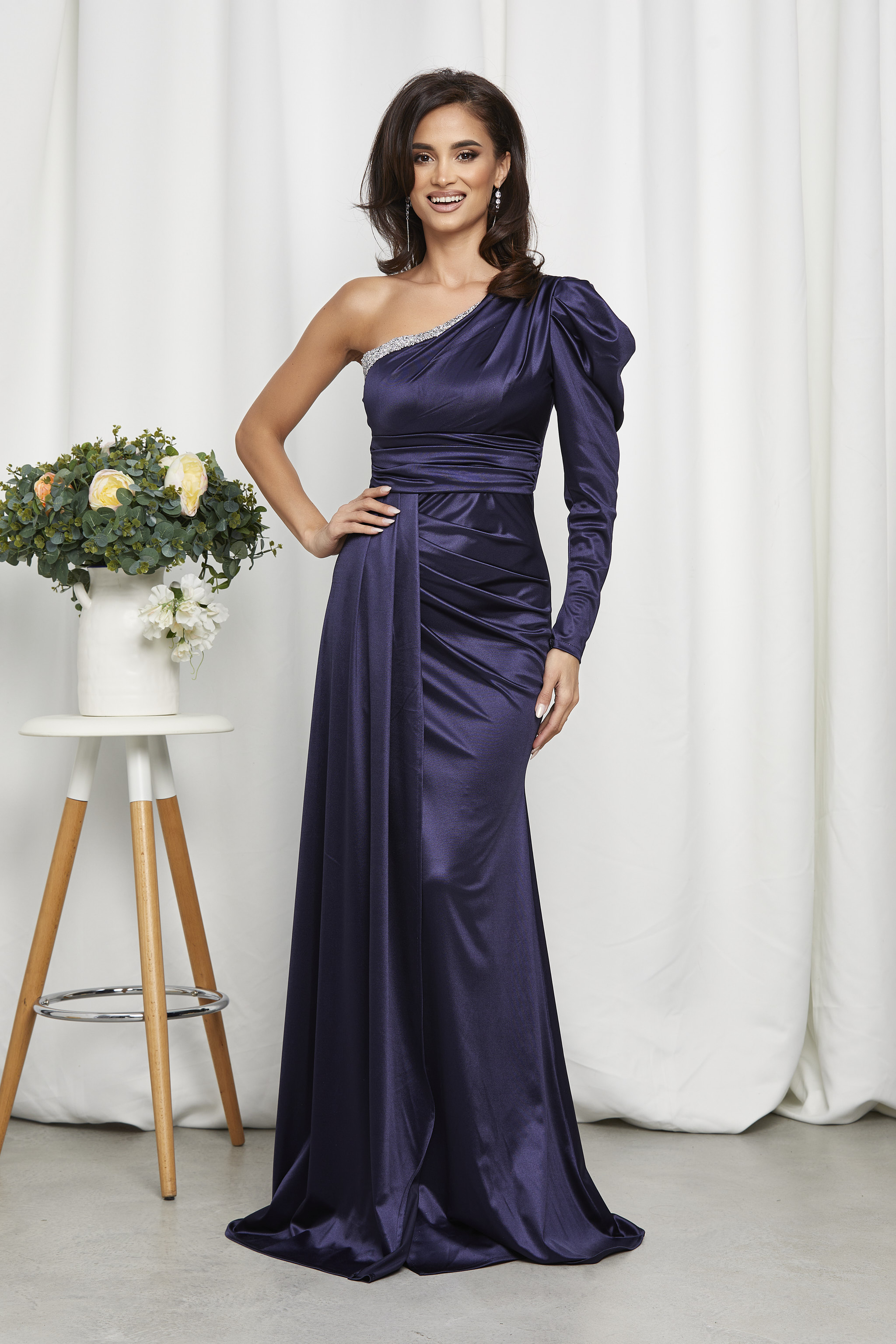 Poze Rochie Regal Bleumarin zonia.ro 