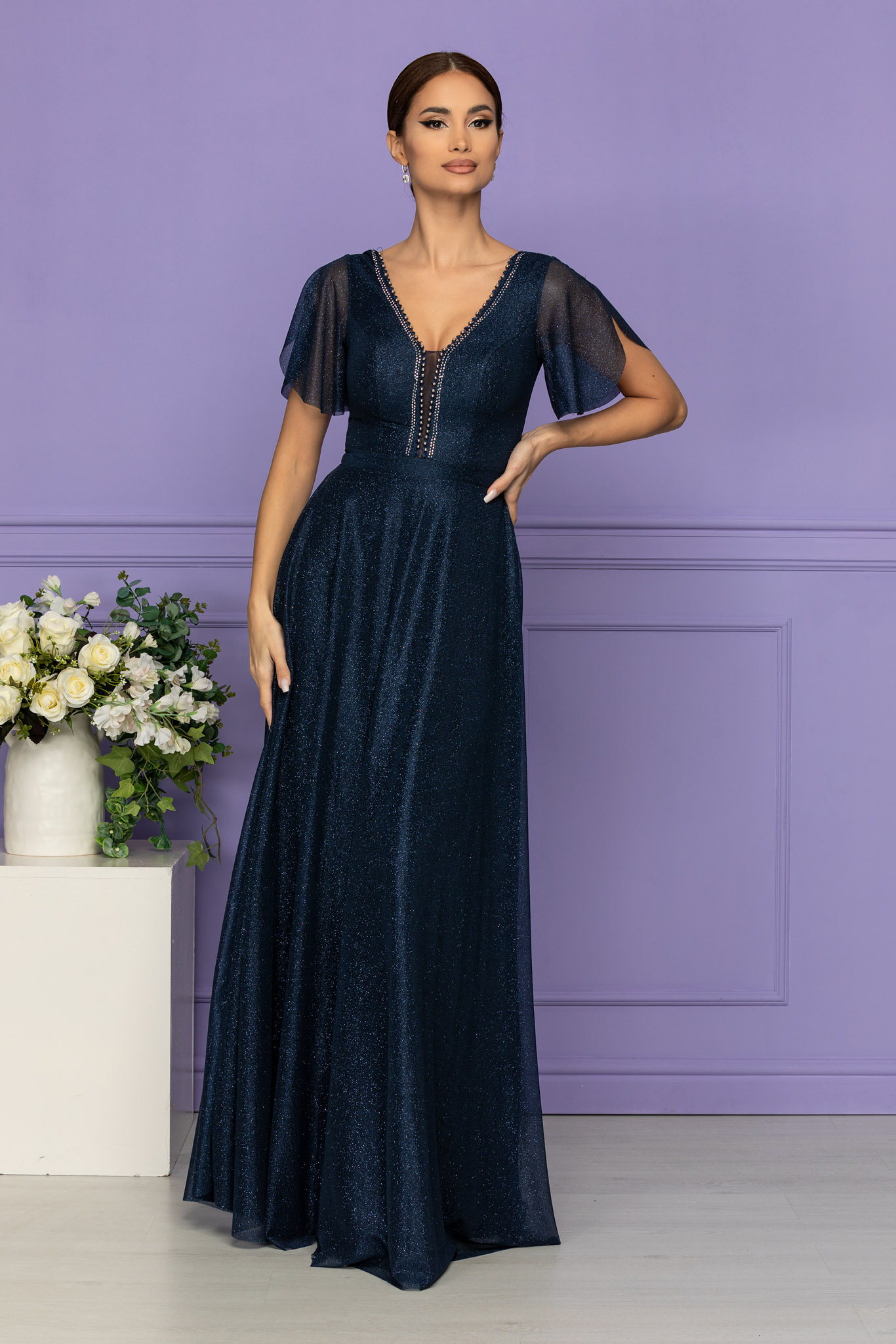 Rochie atlanta bleumarin