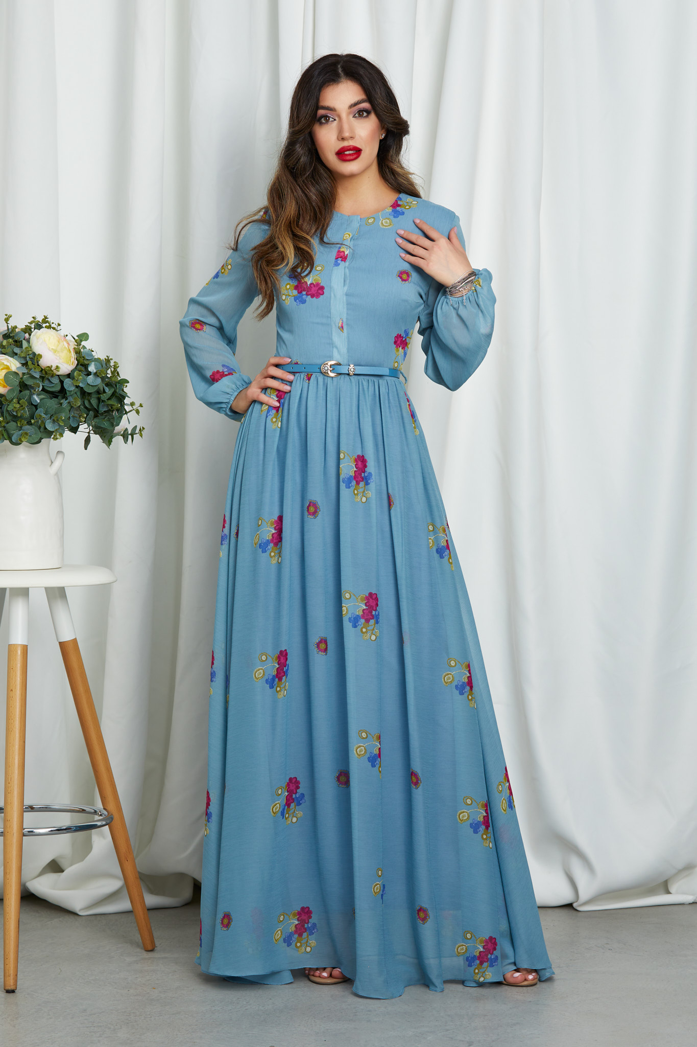 Poze Rochie Brissa Bleu zonia.ro 