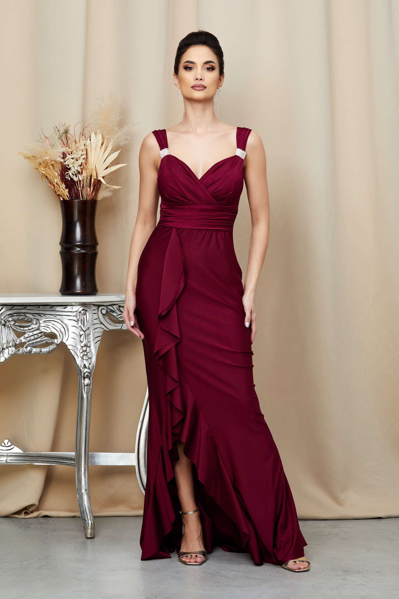 Rochie Princess Bordo