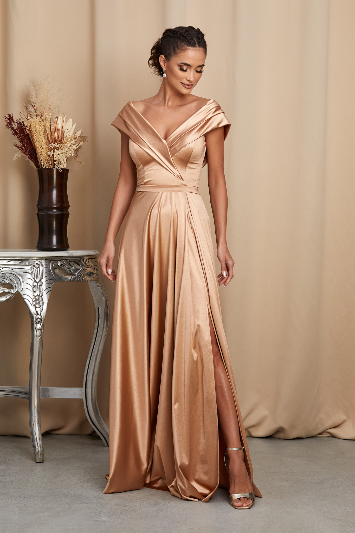 Rochie khalitheea caramel