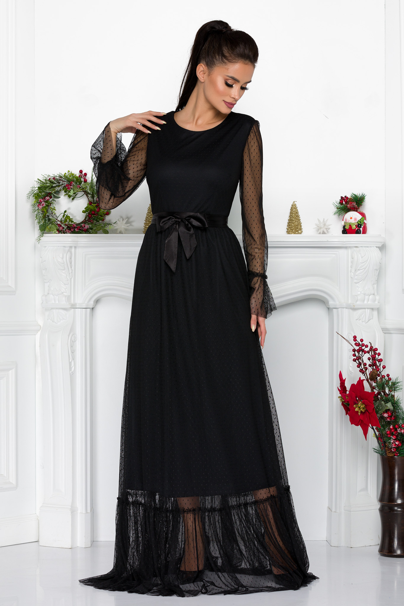 Rochie impress neagra