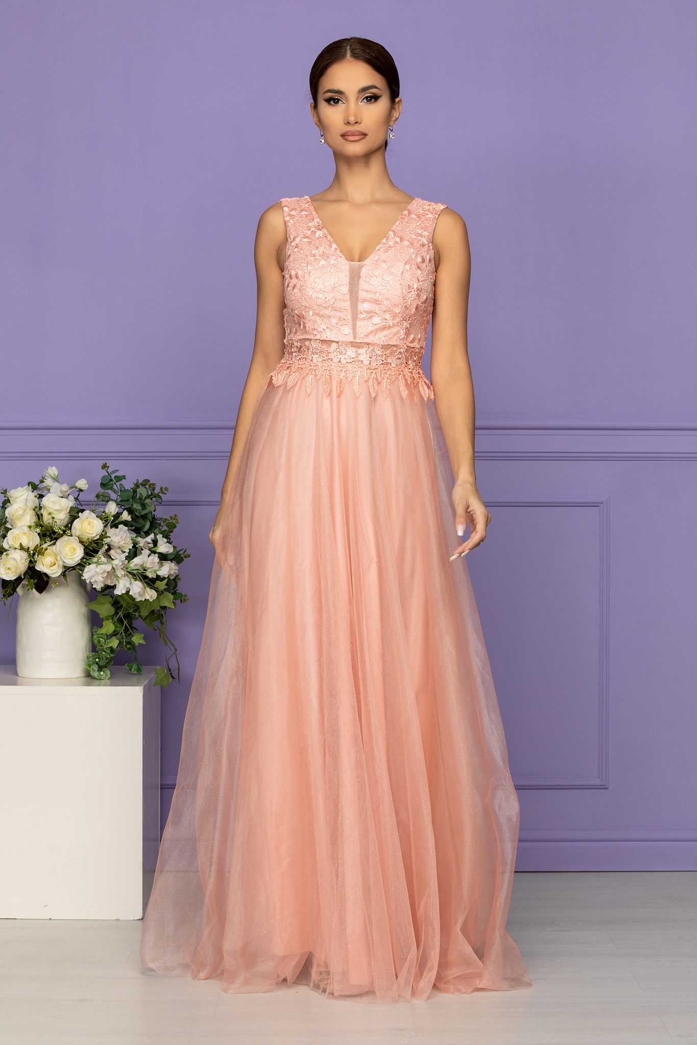 Rochie havana peach