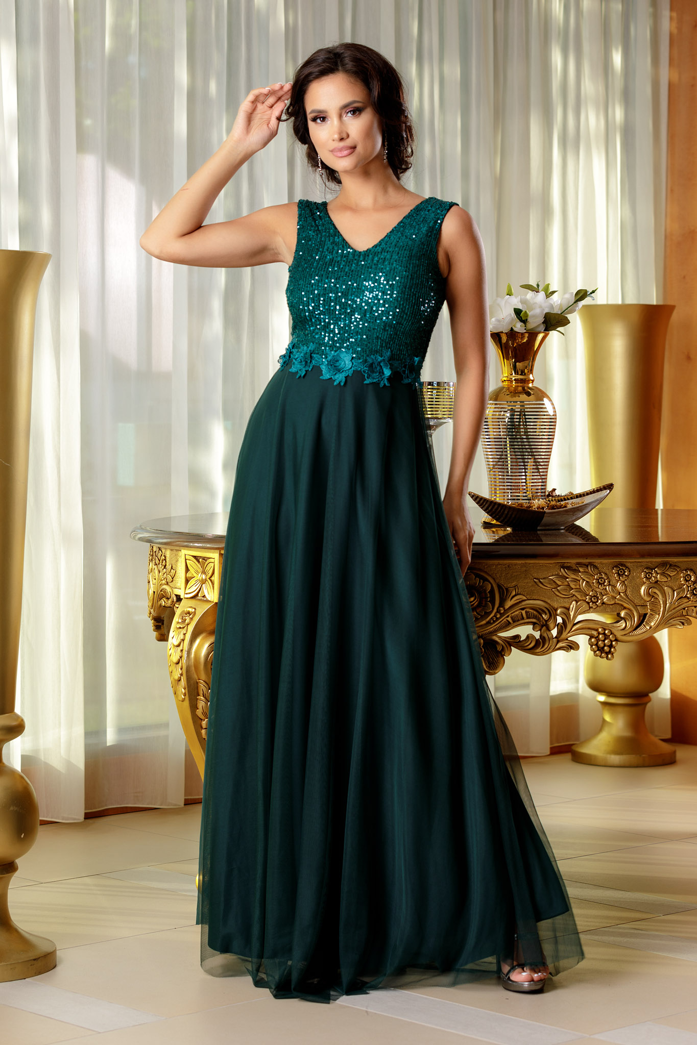 Rochie festina verde