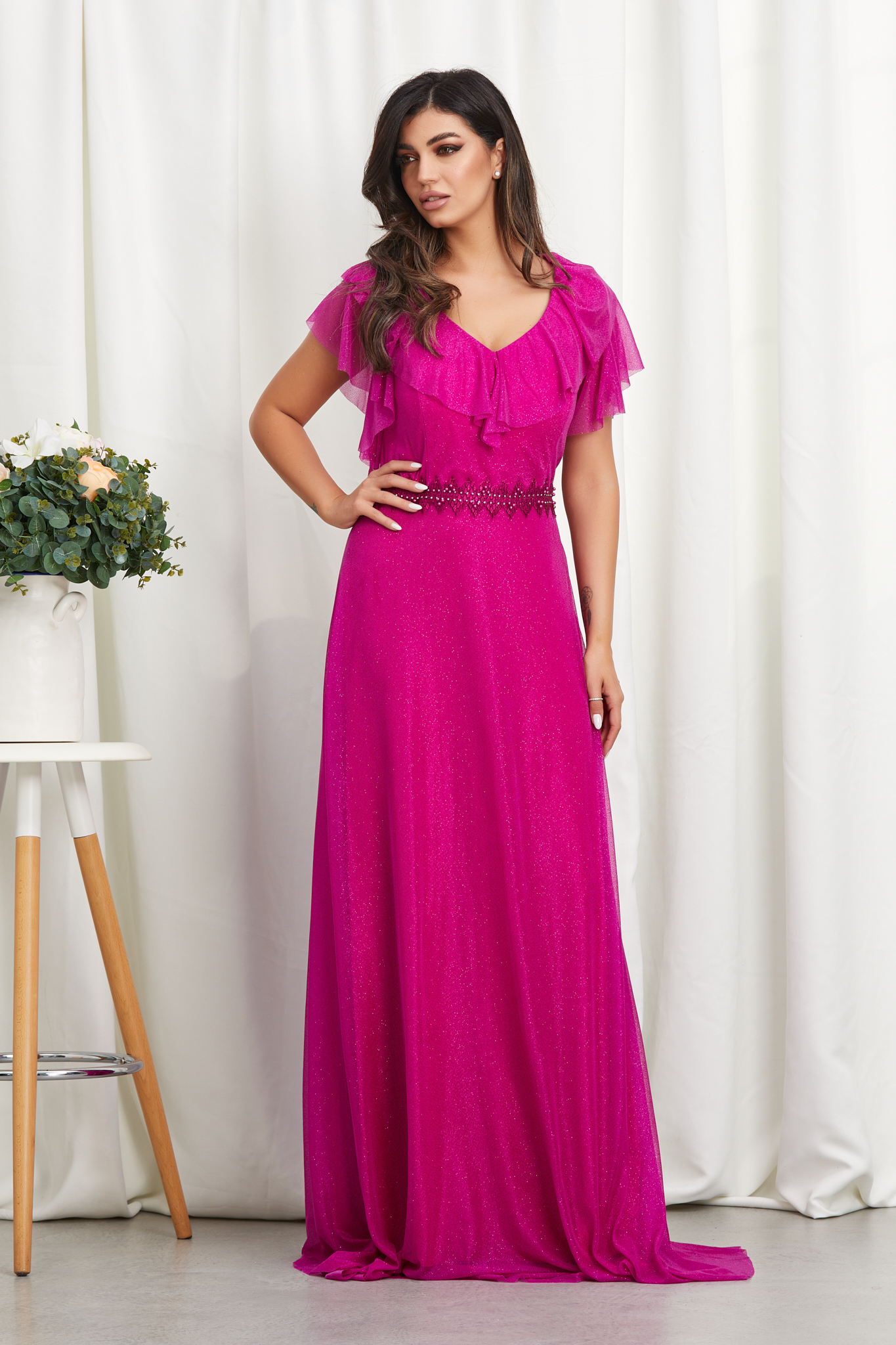 Rochie cinderella fucsia