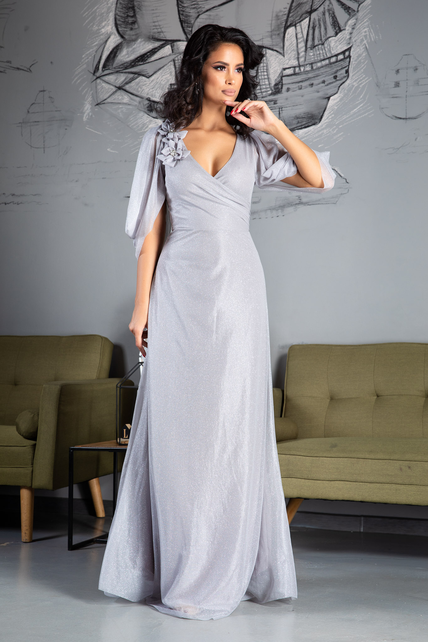 Rochie teresa gri