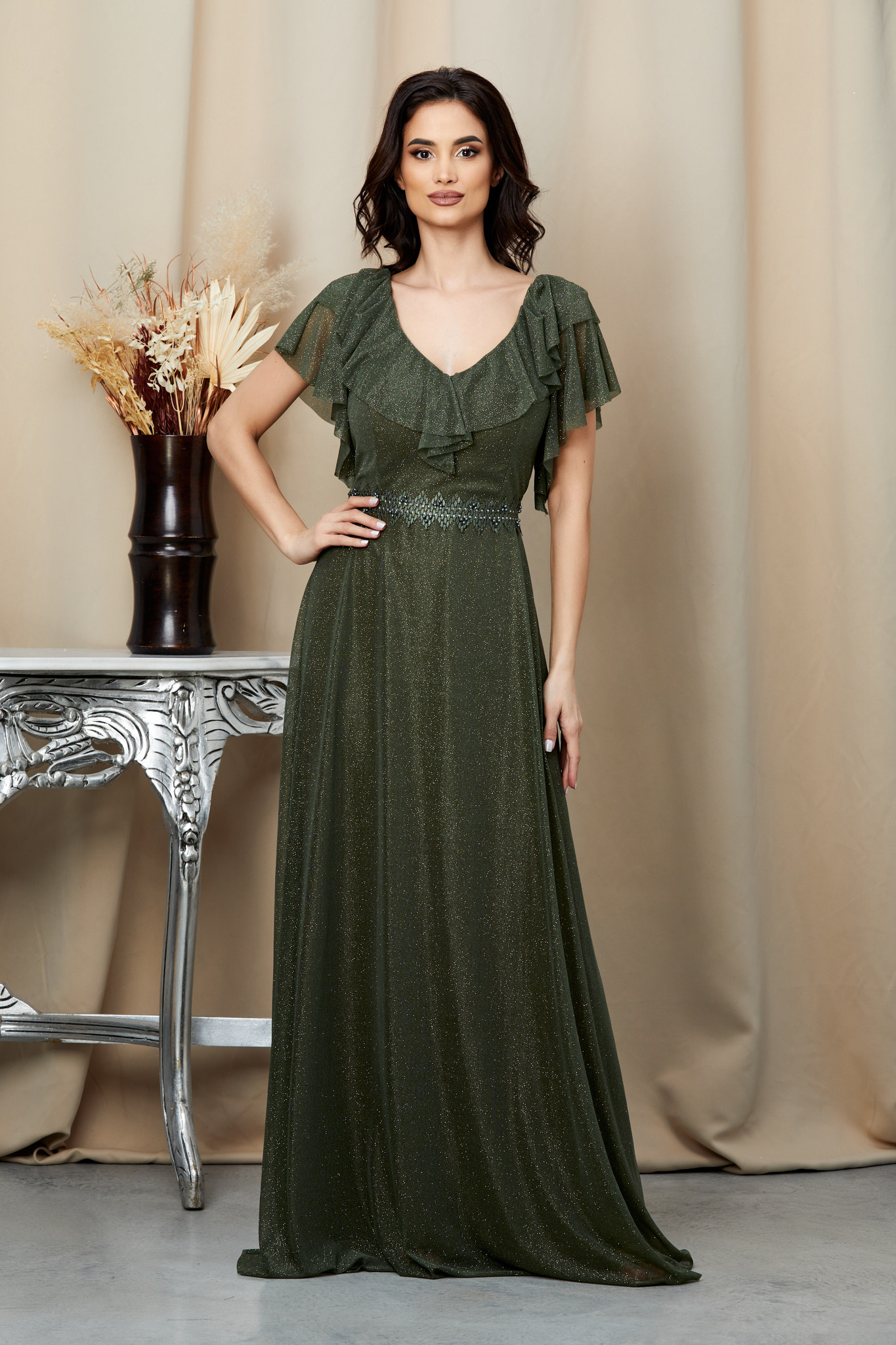 Poze Rochie Cinderella Olive zonia.ro 