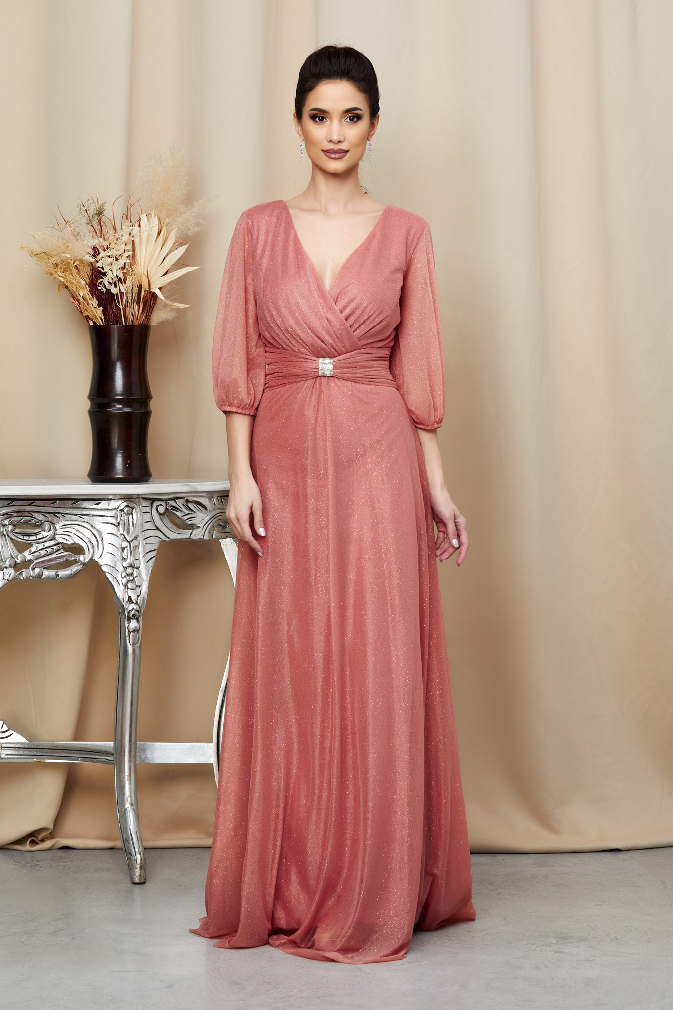 Poze Rochie Scarlett Peach