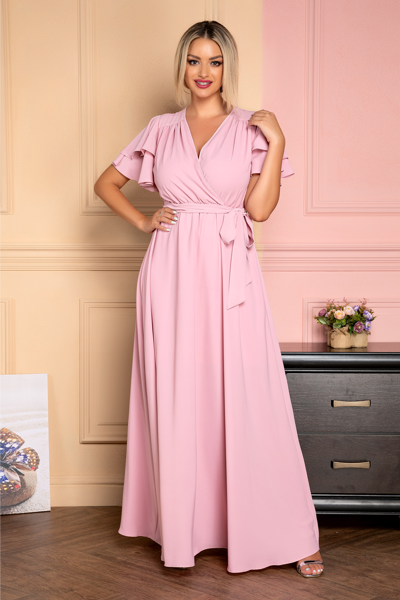 Rochie isabell roz