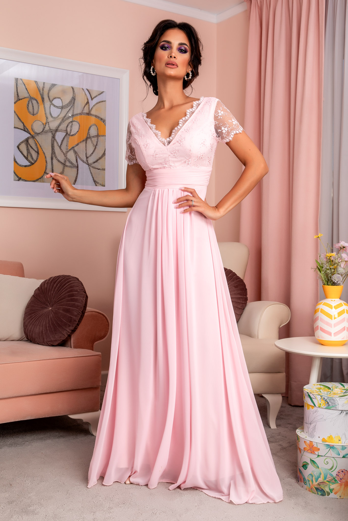 Rochie trendiness roz