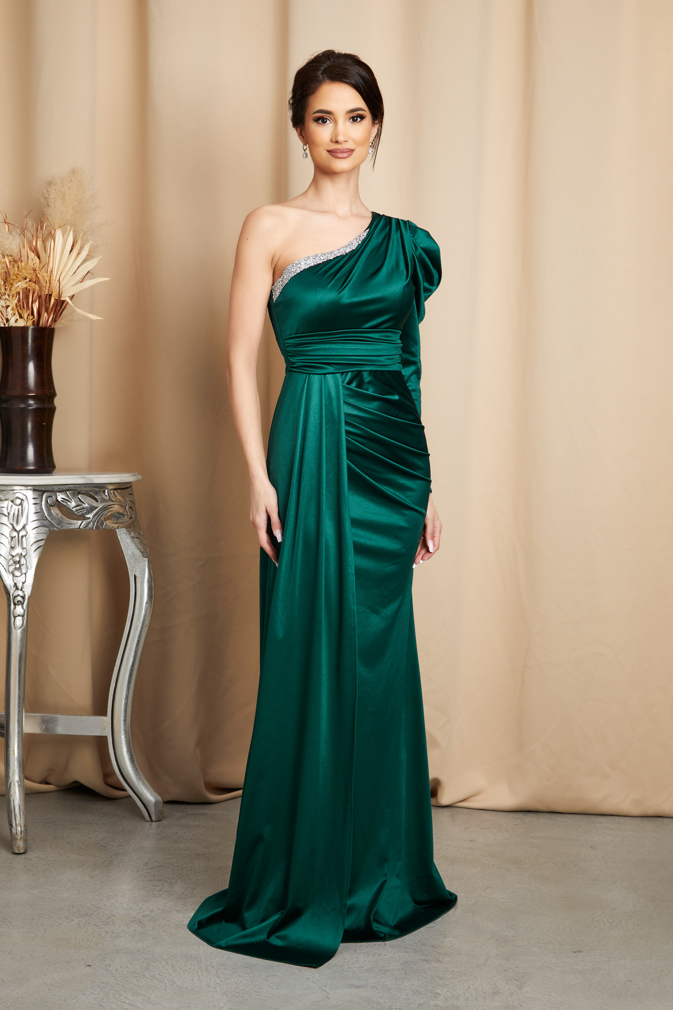 Rochie regal verde
