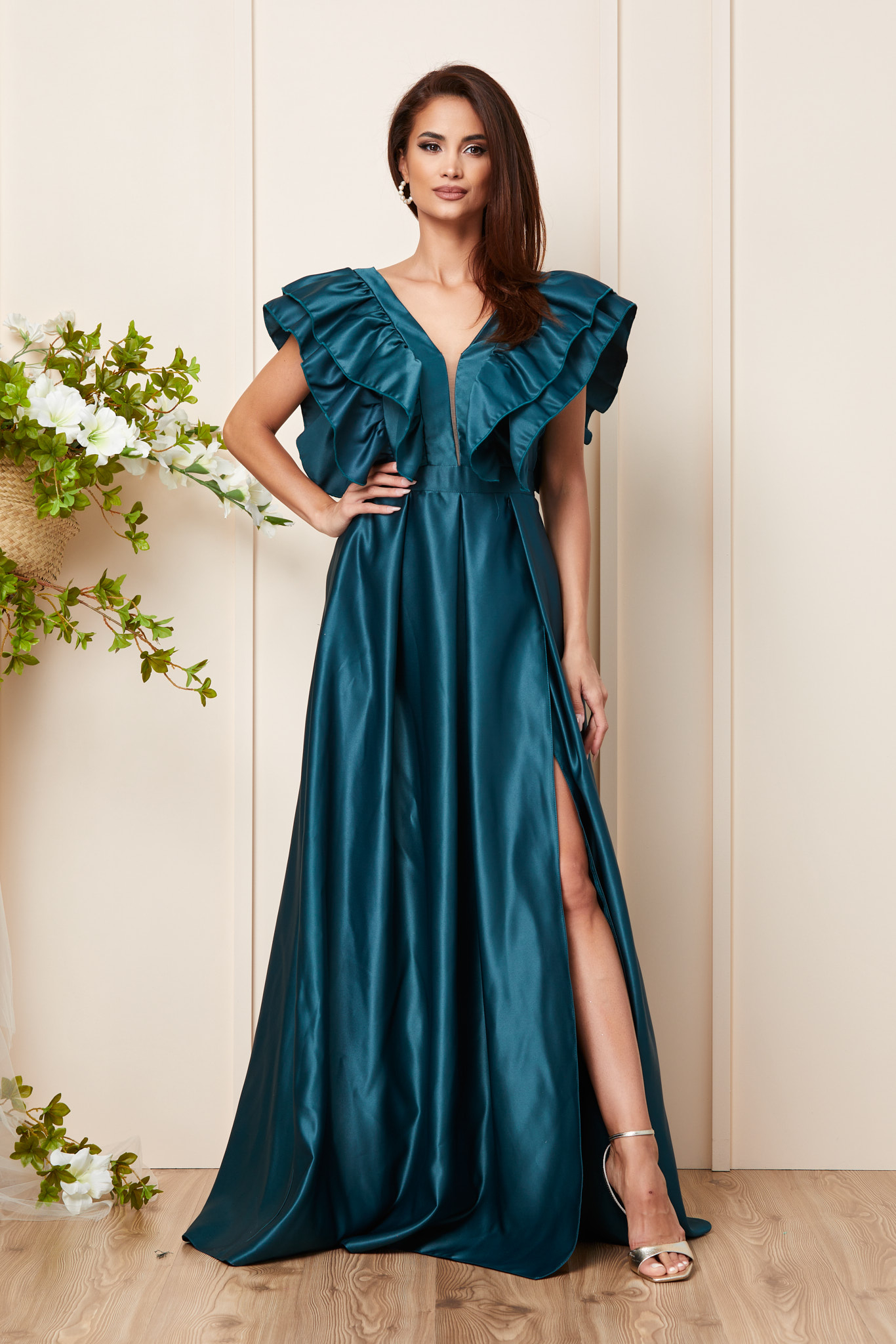 Rochie Moze Trinidad Verde