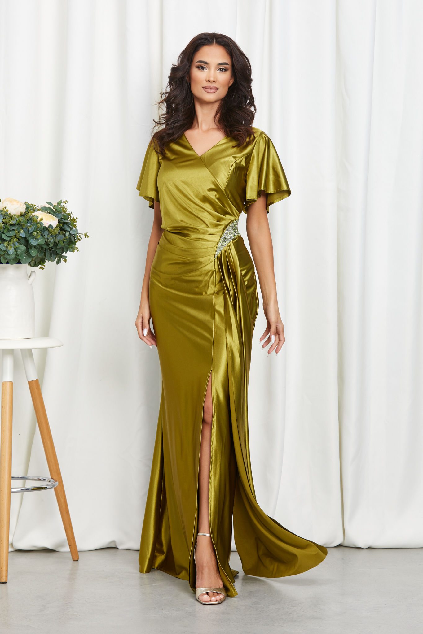 Rochie Vanda Fistic Noua Colectie 2023-10-04