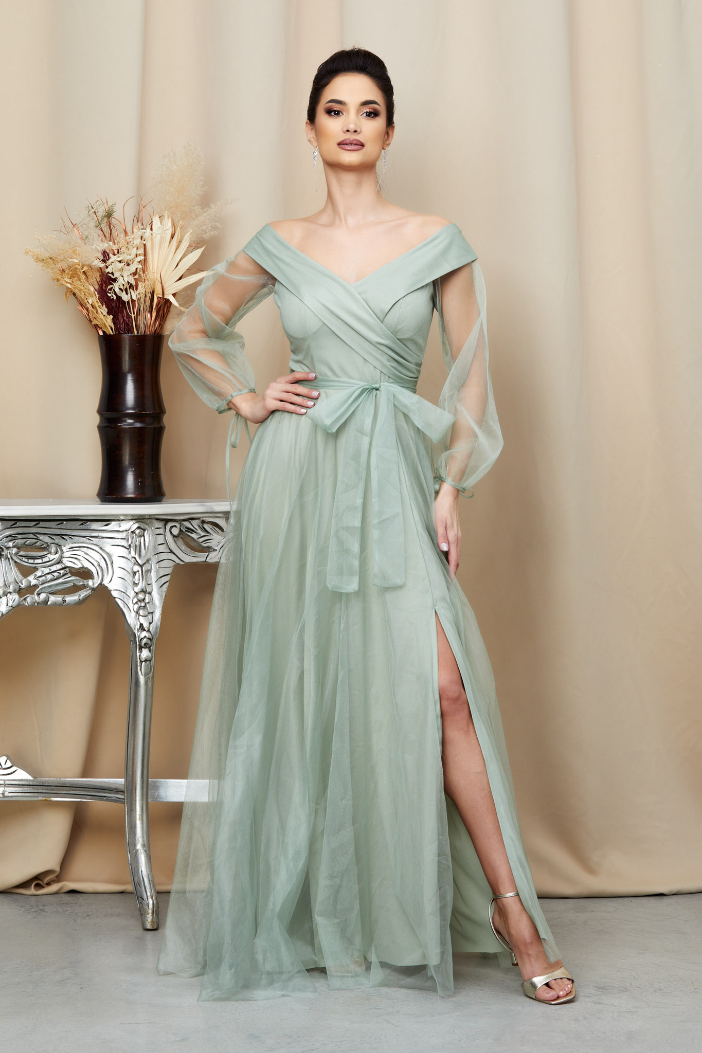 Rochie hermosa vernil