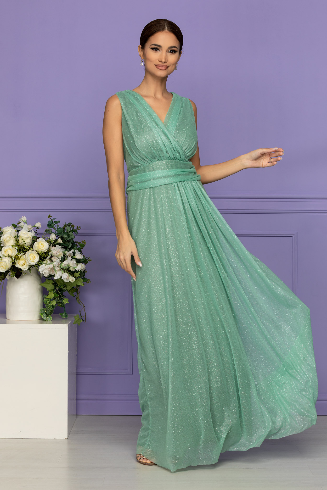 Rochie zafira vernil