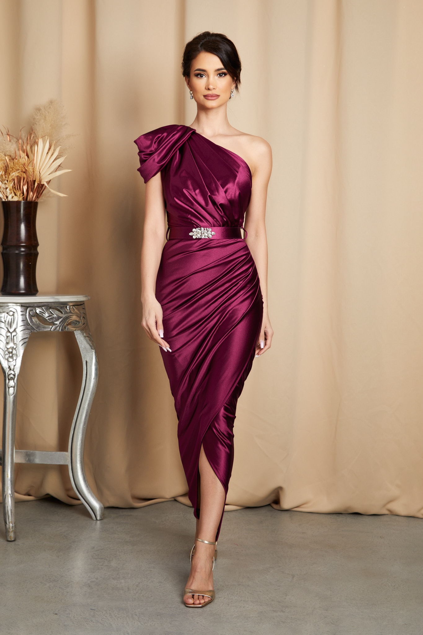 Poze Rochie Sublime Magenta zonia.ro 